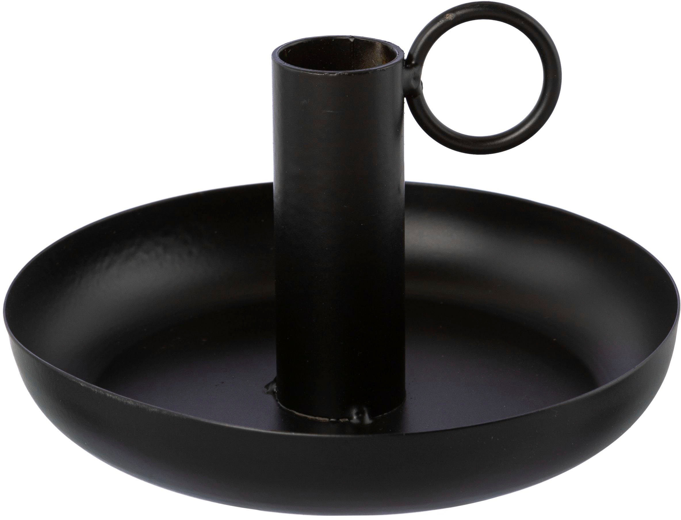 OTTO home Kerzenhalter »Stabkerzenhalter Engla« aus Metall, mit dekorativem Henkel