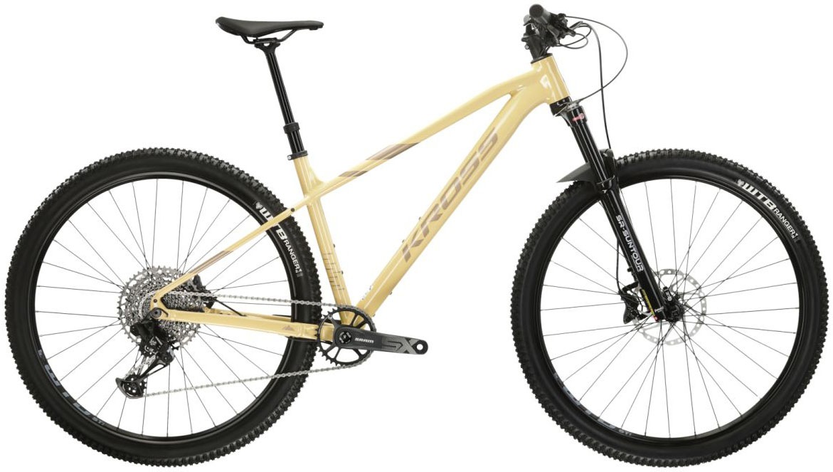 Kross Mountainbike »KROSS MTB Hardtail Level 6.0 29" braun 12 Gänge« 12 Gang SRAM NX EAGLE Schaltwerk Kettenschaltung in beige, Größe 29 Zoll...