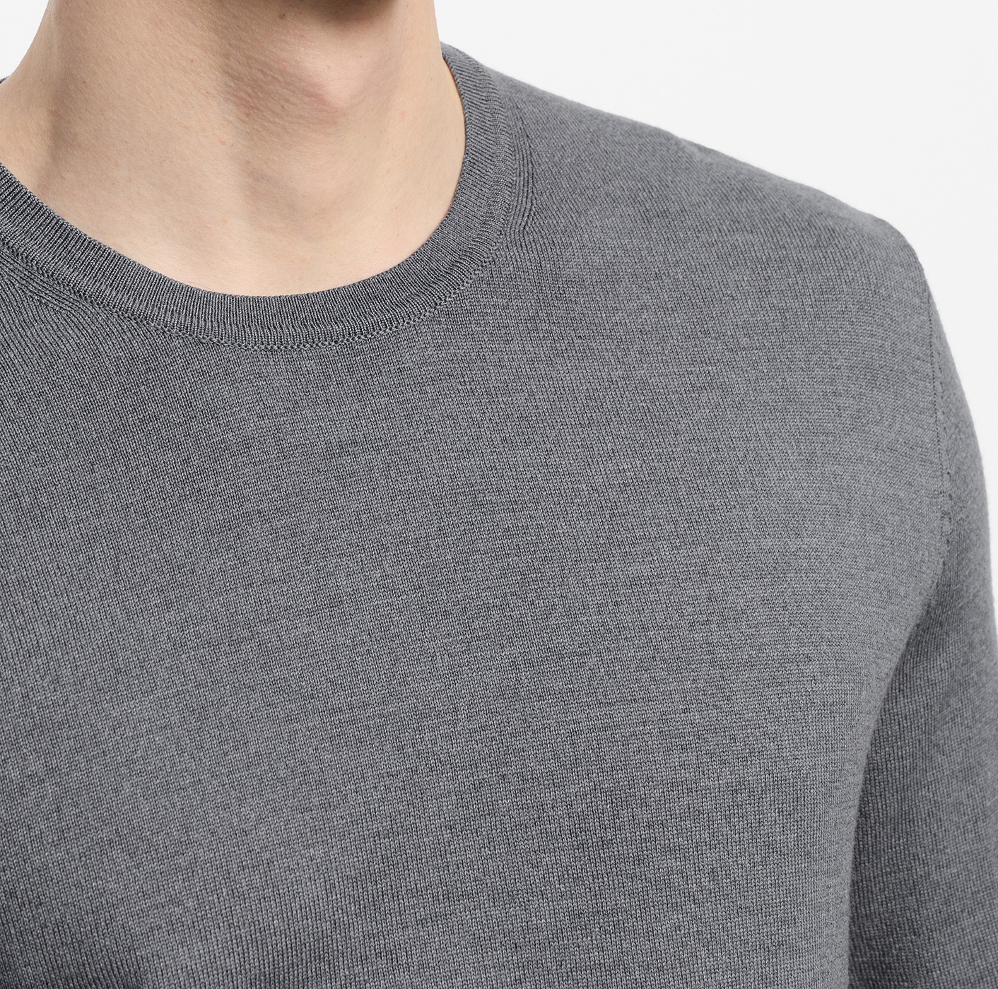 OLYMP Rundhalspullover »OLYMP Strick Casual« moderner Strickpullover