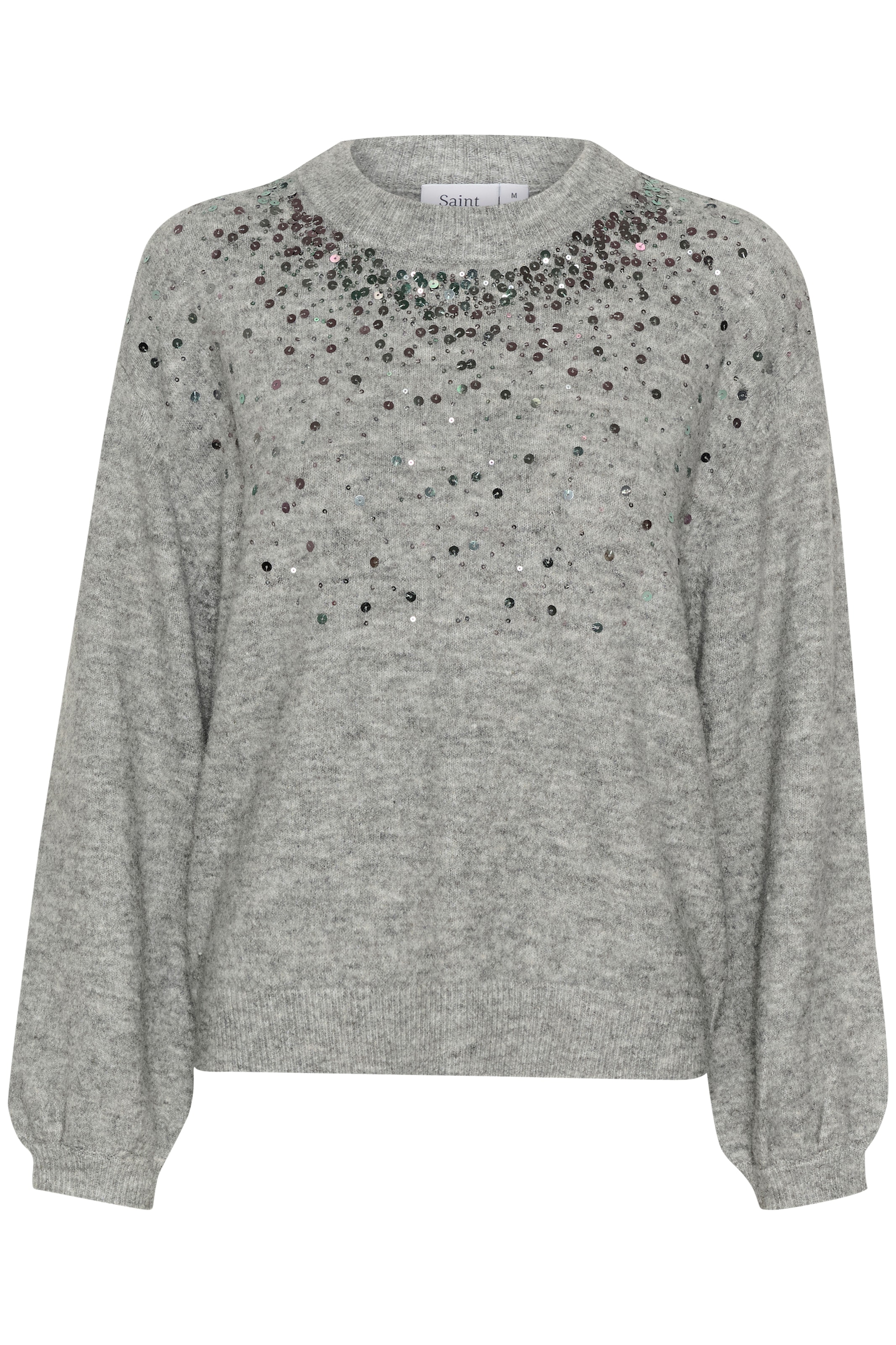 Saint Tropez Strickpullover »BarbelSZ Pullover«, mit Pailletten