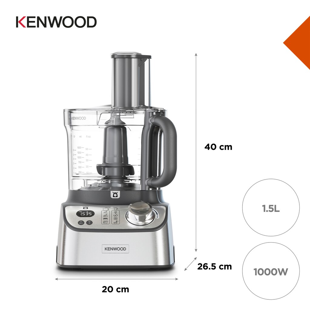 KENWOOD Kompakt-Küchenmaschine »Multipro Express Weigh+ FDM71.900SS«