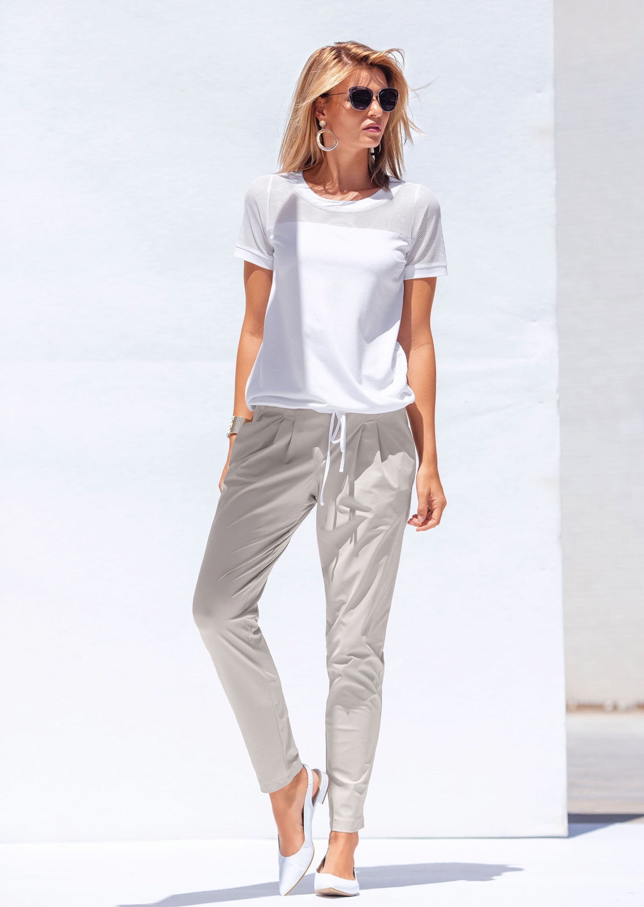 MADELEINE Jogger Pants »Hose Leichte Jogg-Pants mit Bundfalten«