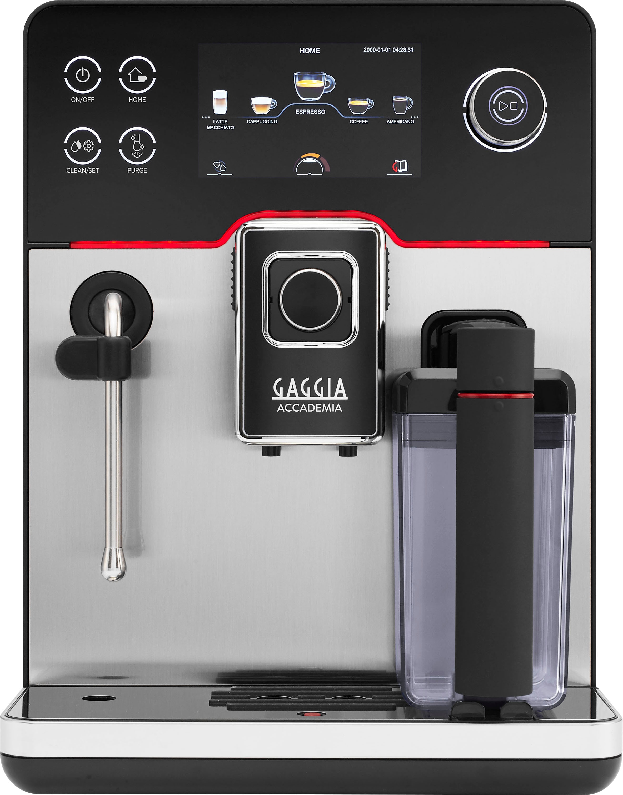 Kaffeevollautomat »Accademia Stainless Steel«, vom Erfinder des Espresso -...