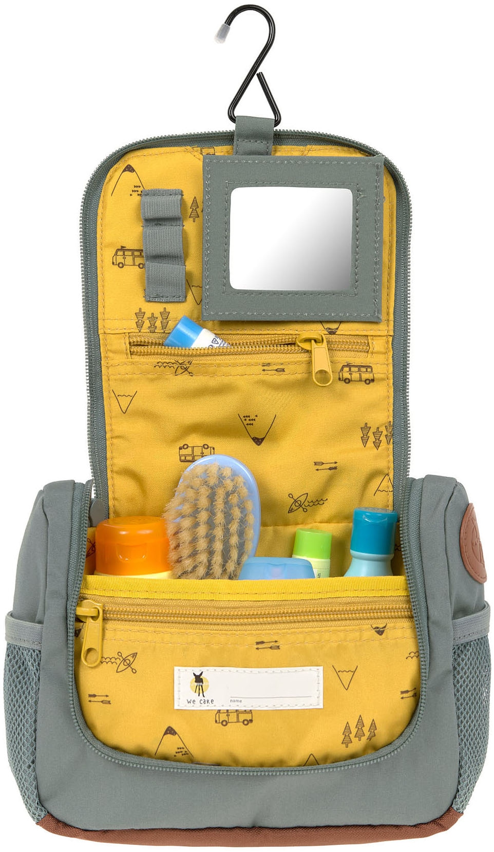 LÄSSIG Kulturbeutel »Adventure, Bus, Mini Washbag« PETA-approved vegan