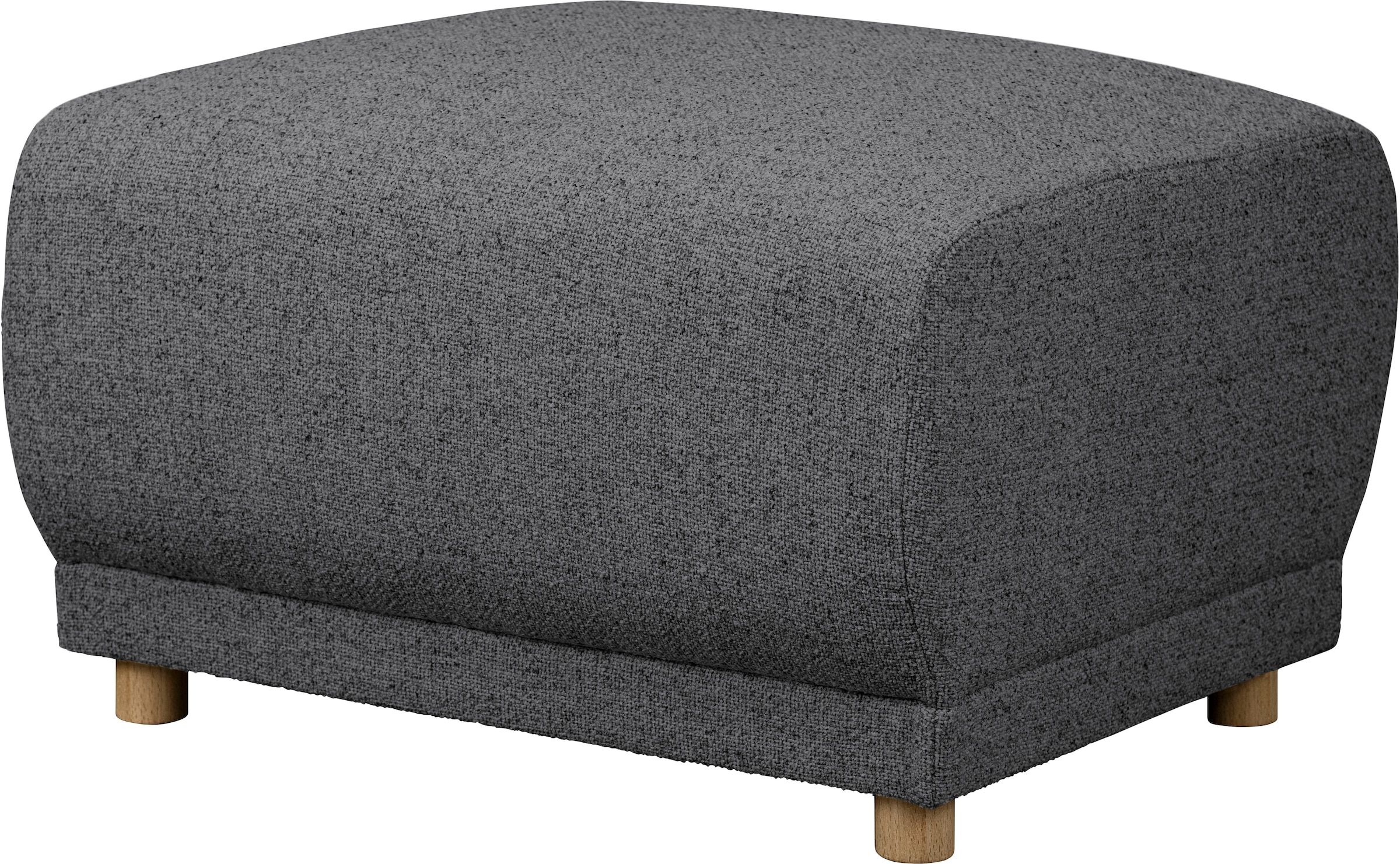 Home affaire Polsterhocker »LEMPS«, klein passend zur Serie, B/T/H: 70/70/46 cm