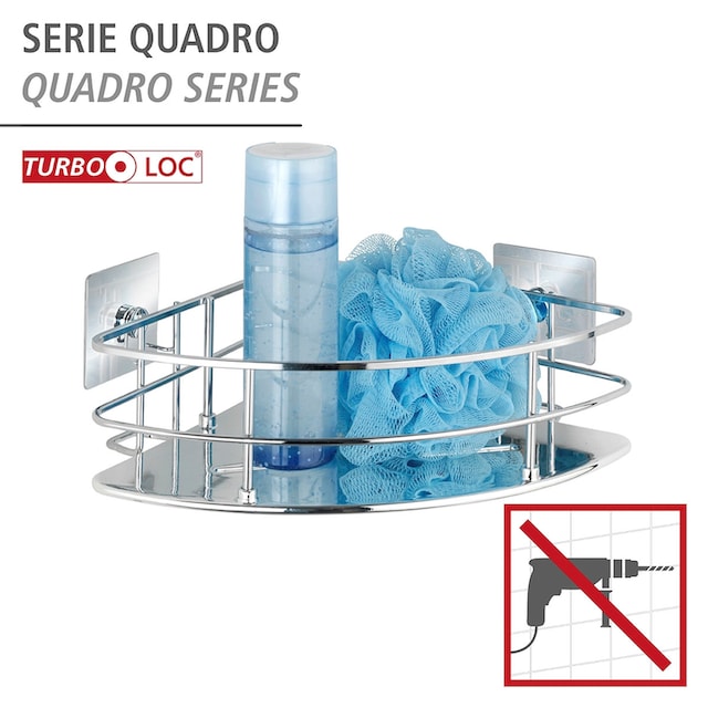 WENKO Eckregal »Turbo-Loc Quadro«, 1 Ablage kaufen bei OTTO