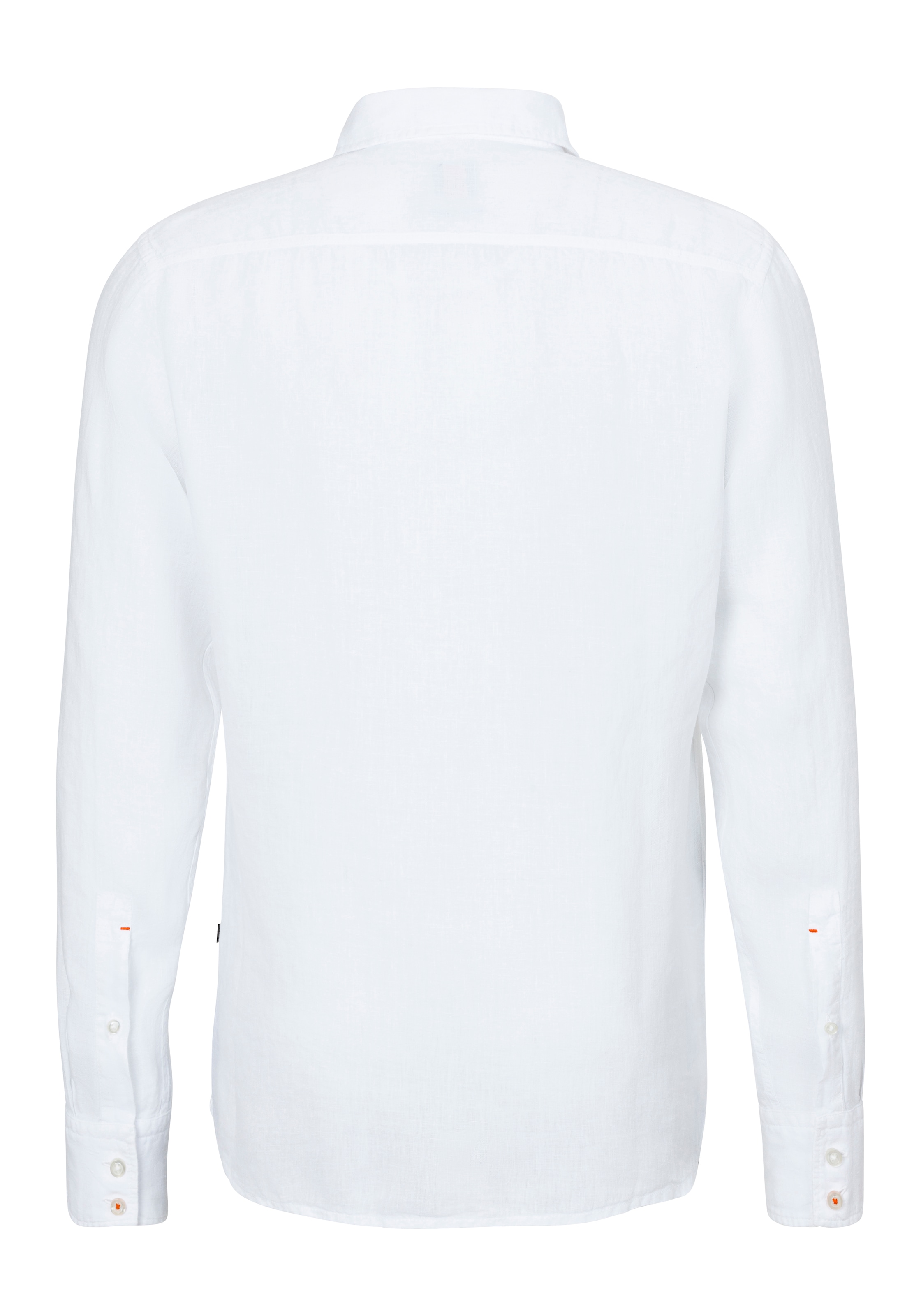 BOSS ORANGE Leinenhemd »Relegant«, mit Markenlabel