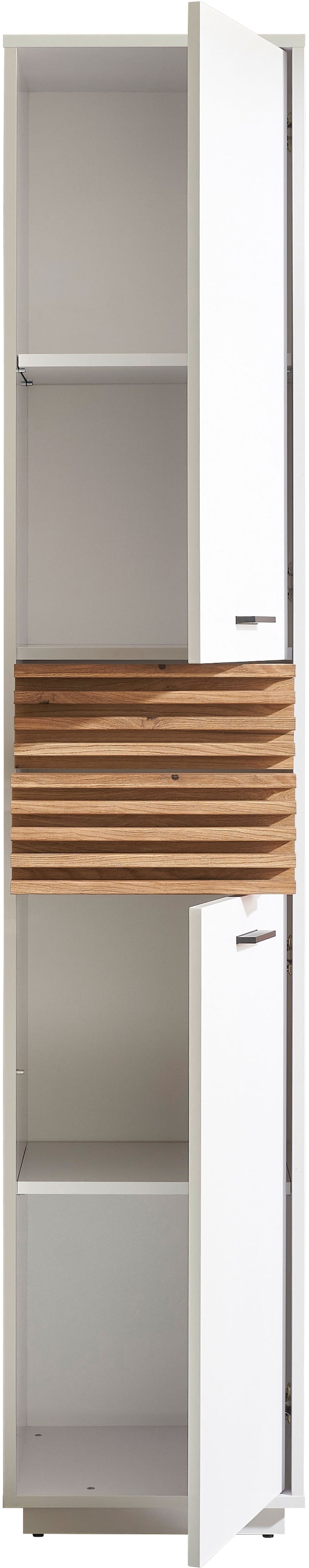 BASIC by Balculina Hochschrank »Liguria B/H/T 38x191x35 cm« 1 Stk. tlg. Breite 38cm, Unterflurauszug, FSC-Mix 70%