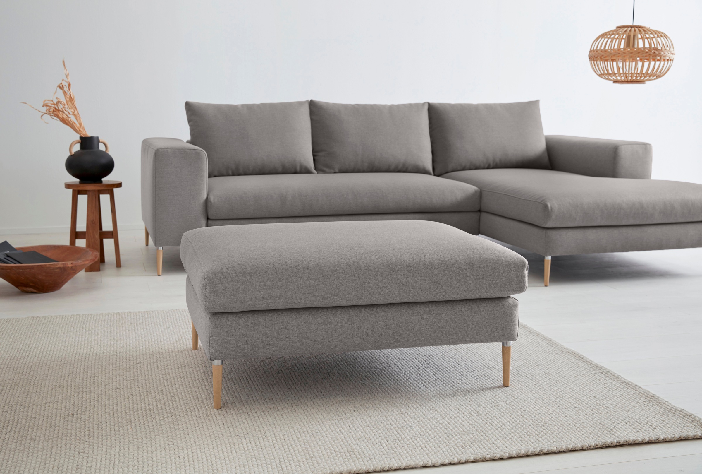 OTTO products Hockerbank »Finnja«, mit Recycling-Bezug