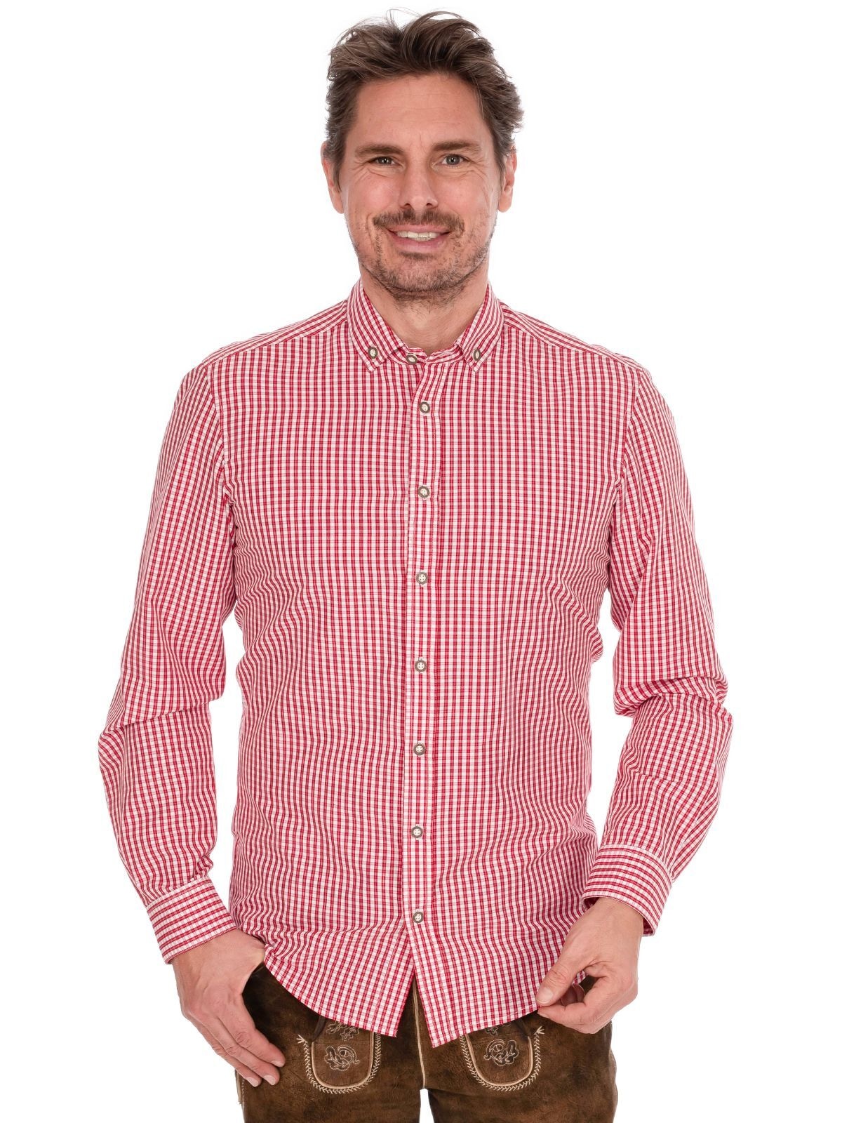Spieth & Wensky Langarmhemd »Stehkragenhemd DETMOLD«