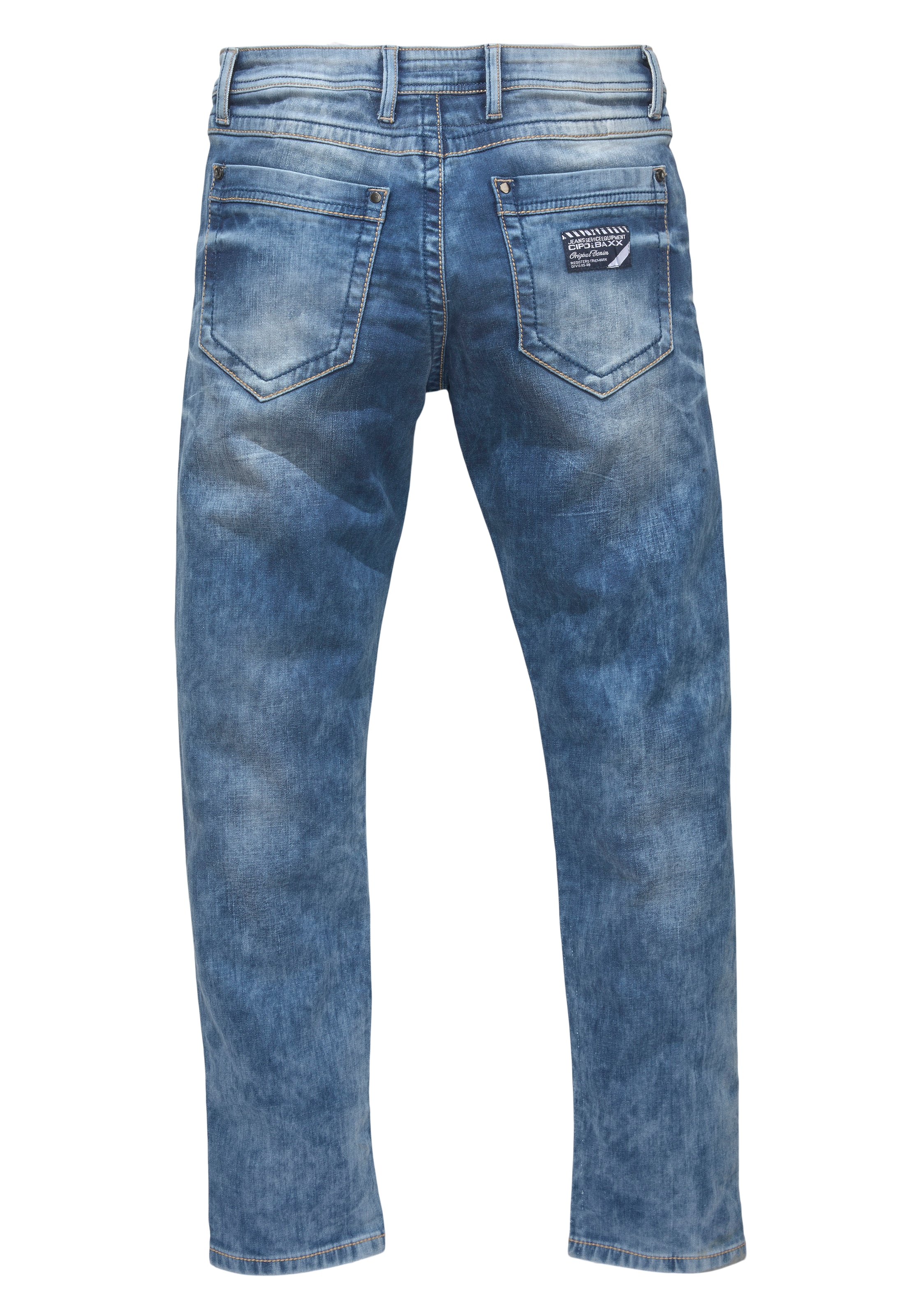 Cipo & Baxx Regular-fit-Jeans, mit markanter Waschung