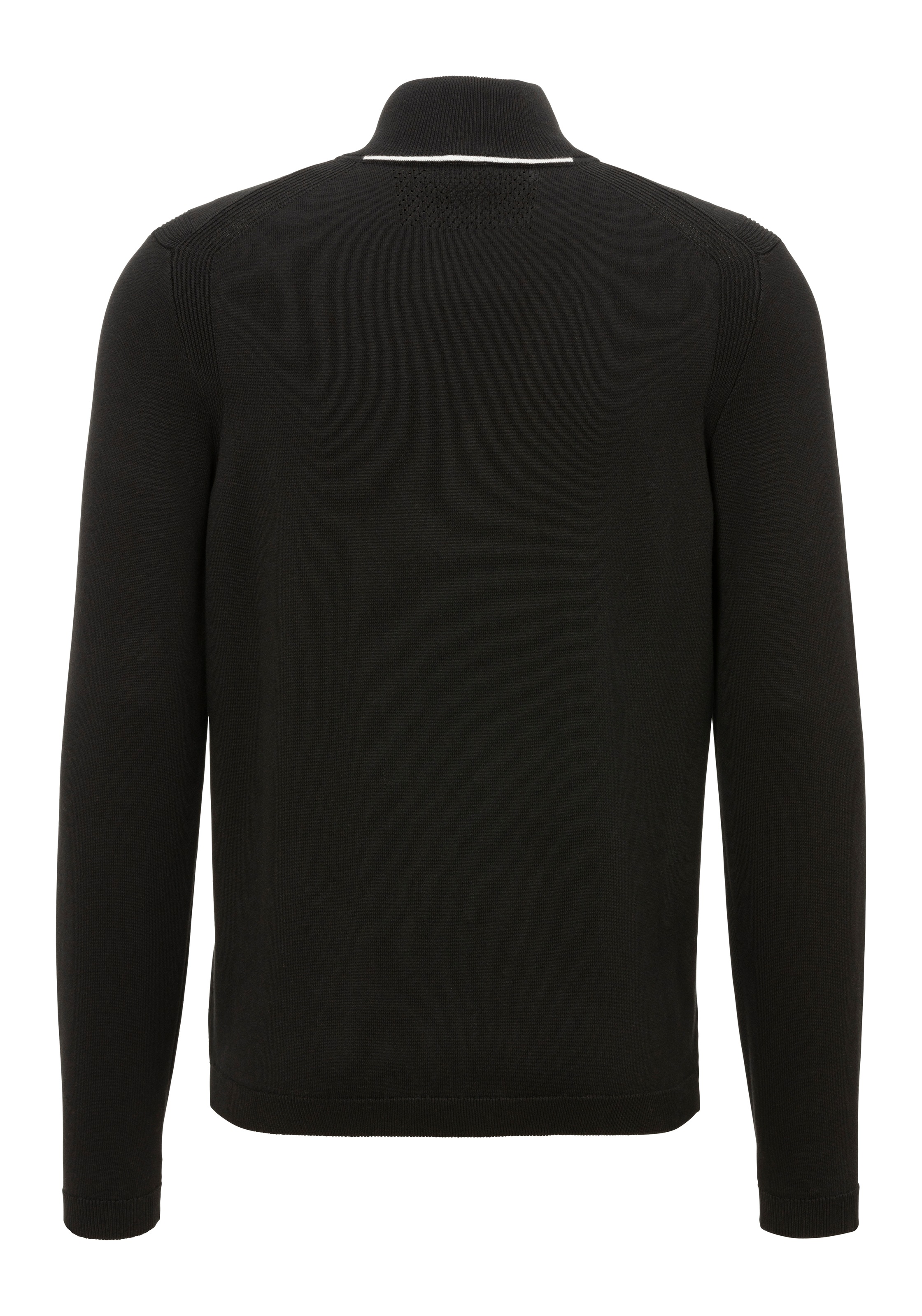 BOSS GREEN Strickpullover »Ever-X QZ«, mit Reißverschluss