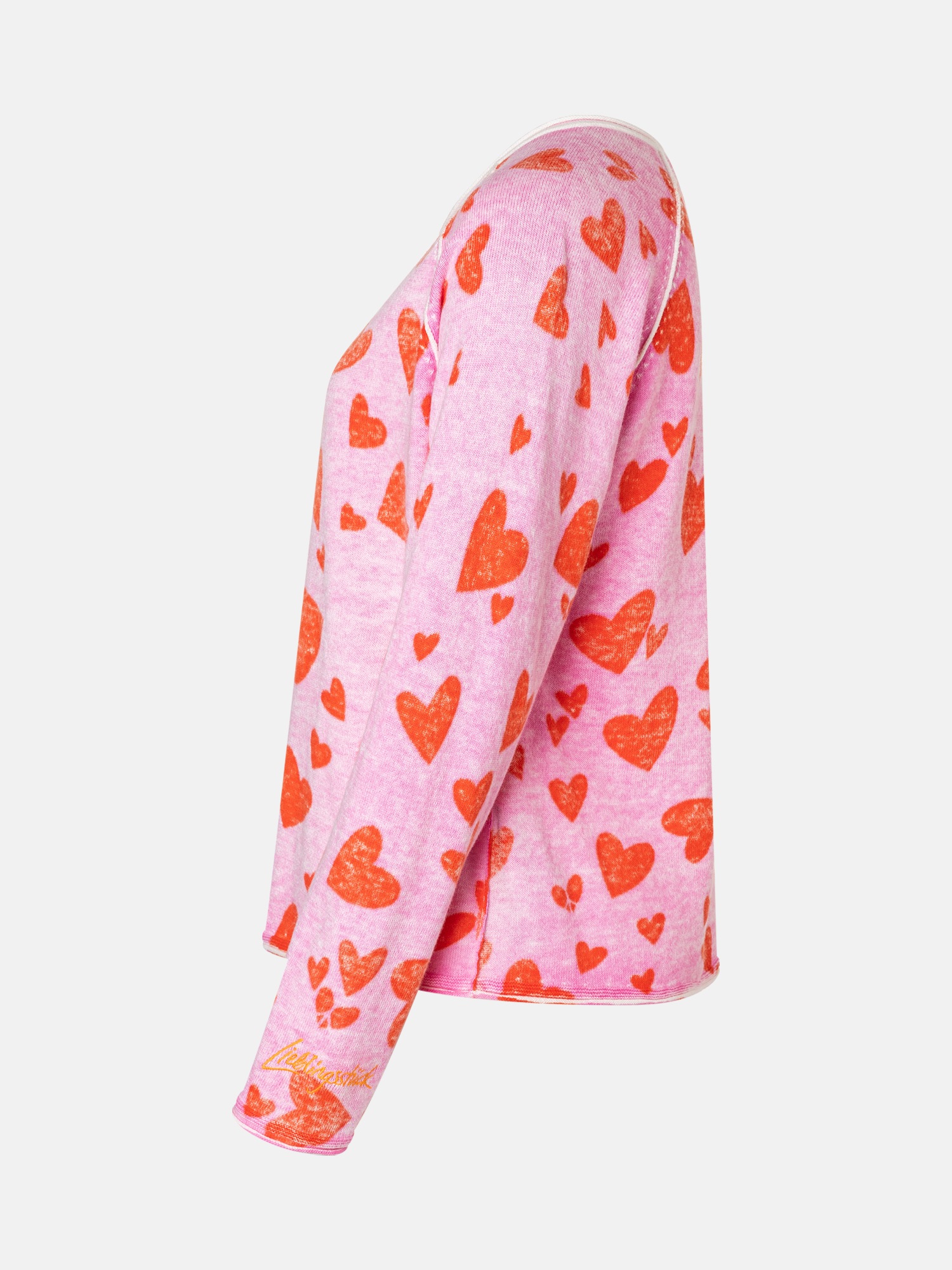 Lieblingsstück Rundhalspullover »LiloL« gemustert, Rundhalsausschnitt