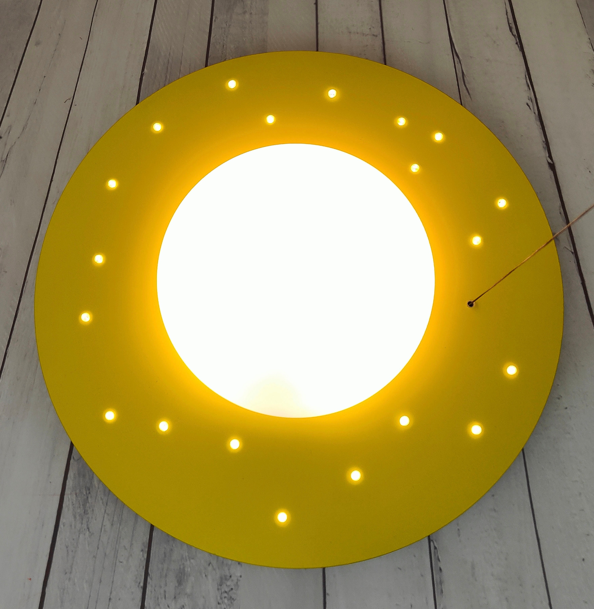 niermann Deckenleuchte »Starlight, Sonnengelb«, 1 bestellen flammig-flammig, im einfachen für E27 Leuchtmittelwechsel Shop OTTO Fassung Online