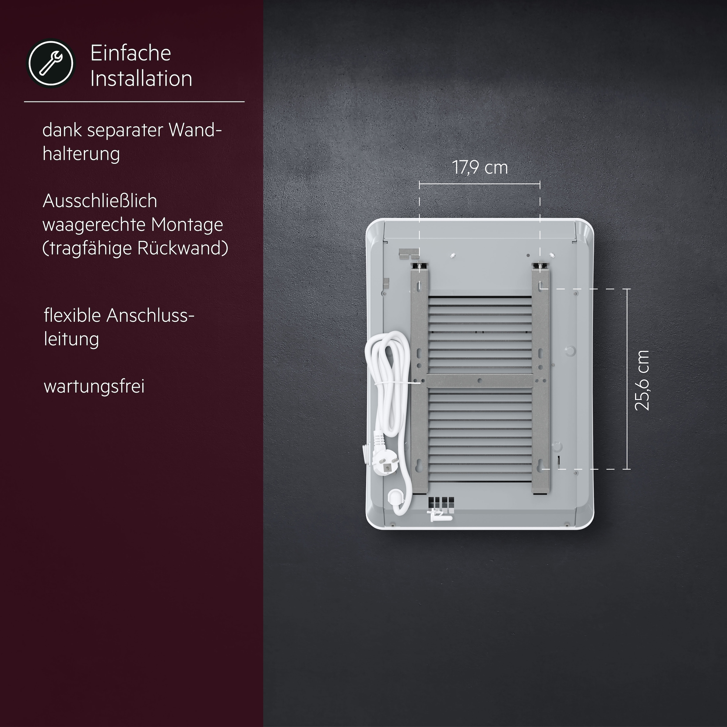AEG Haustechnik Heizlüfter »»VH Comfort«, energiesparend, 2000W für ca. 25 m², LC-Display« Wochenzeitschaltuhr, 120 Min. Timer, Silent Mode, Bad, (EU-Stecker)