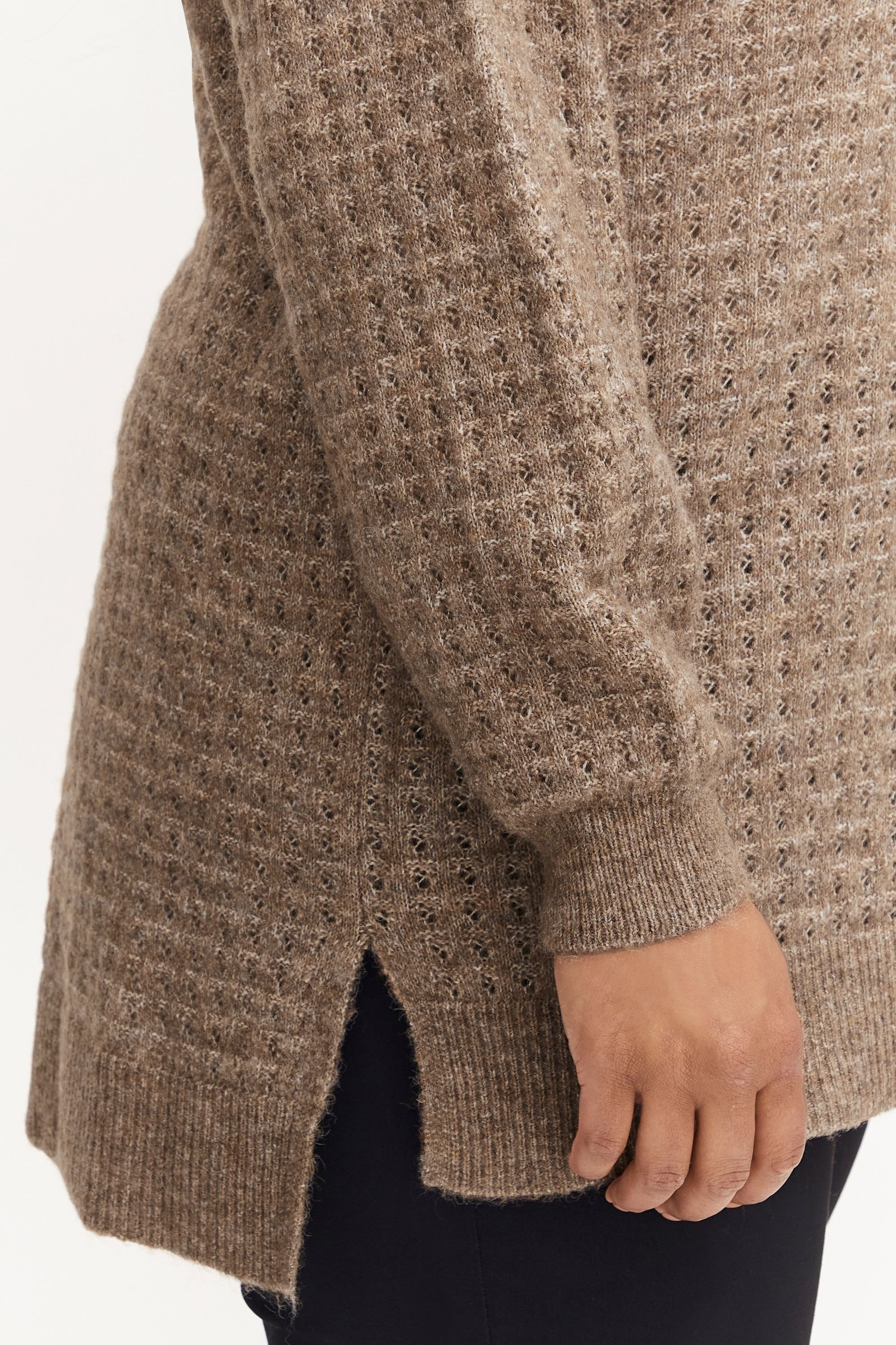fransa Strickfleece-Pullover »Strickpullover FPSandy«