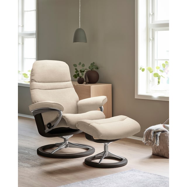 Stressless® Relaxsessel »Sunrise«, (Set, Relaxsessel mit Hocker), mit Signature  Base, Größe S, Gestell Wenge online kaufen