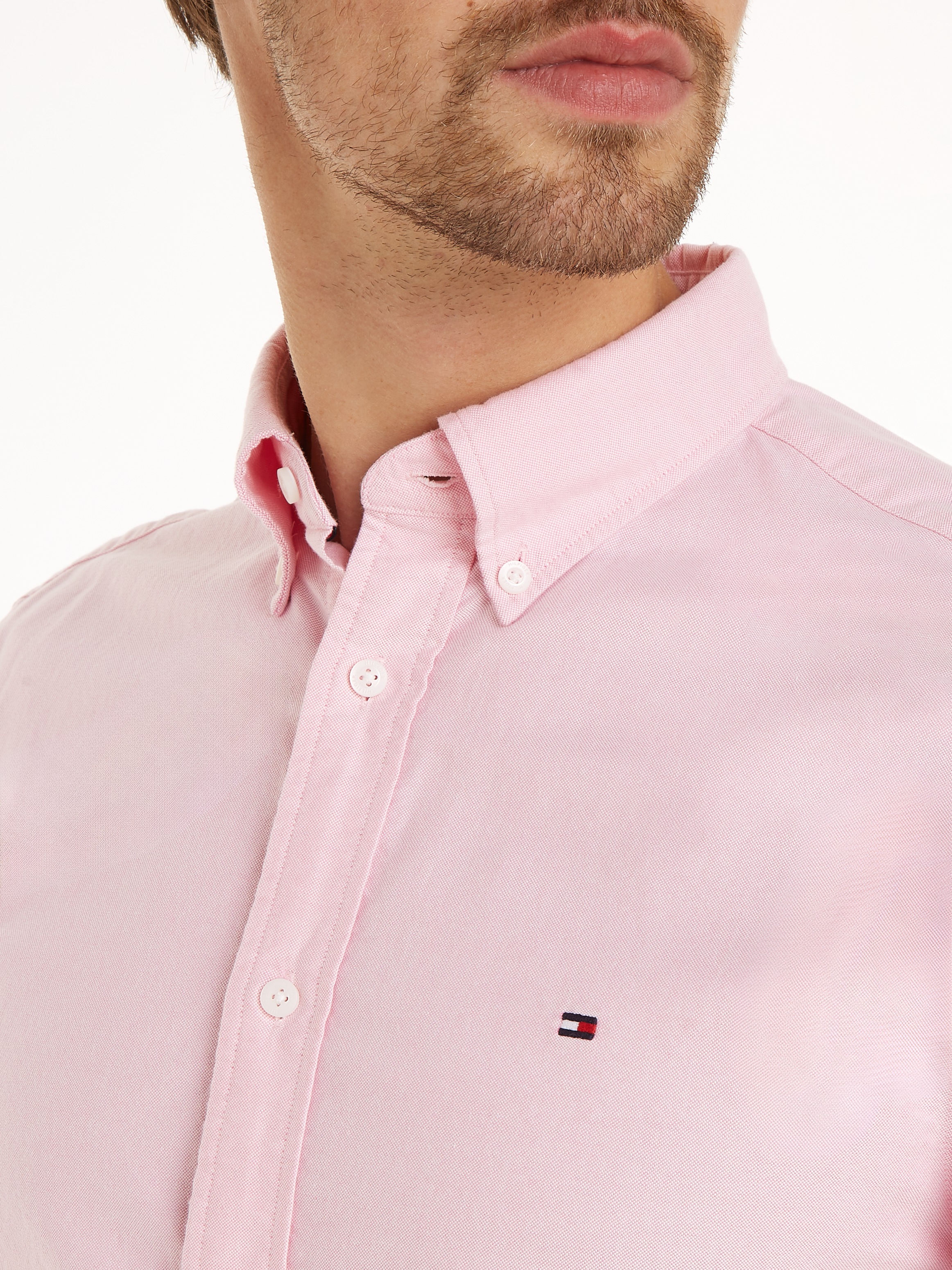 Tommy Hilfiger Langarmhemd »SOLID HERITAGE OXFORD RF SHIRT«