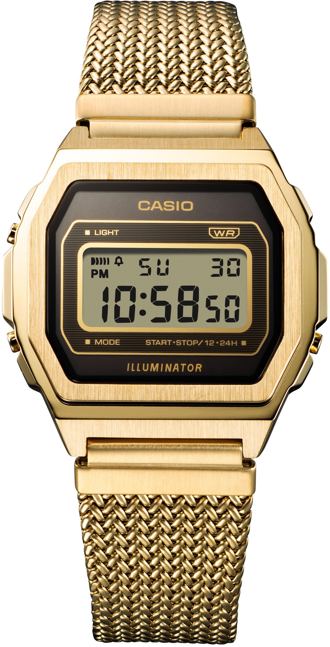 CASIO VINTAGE Chronograph, Quarzuhr, Armbanduhr, Damen, Herren, digital, retro, Stoppfunktion