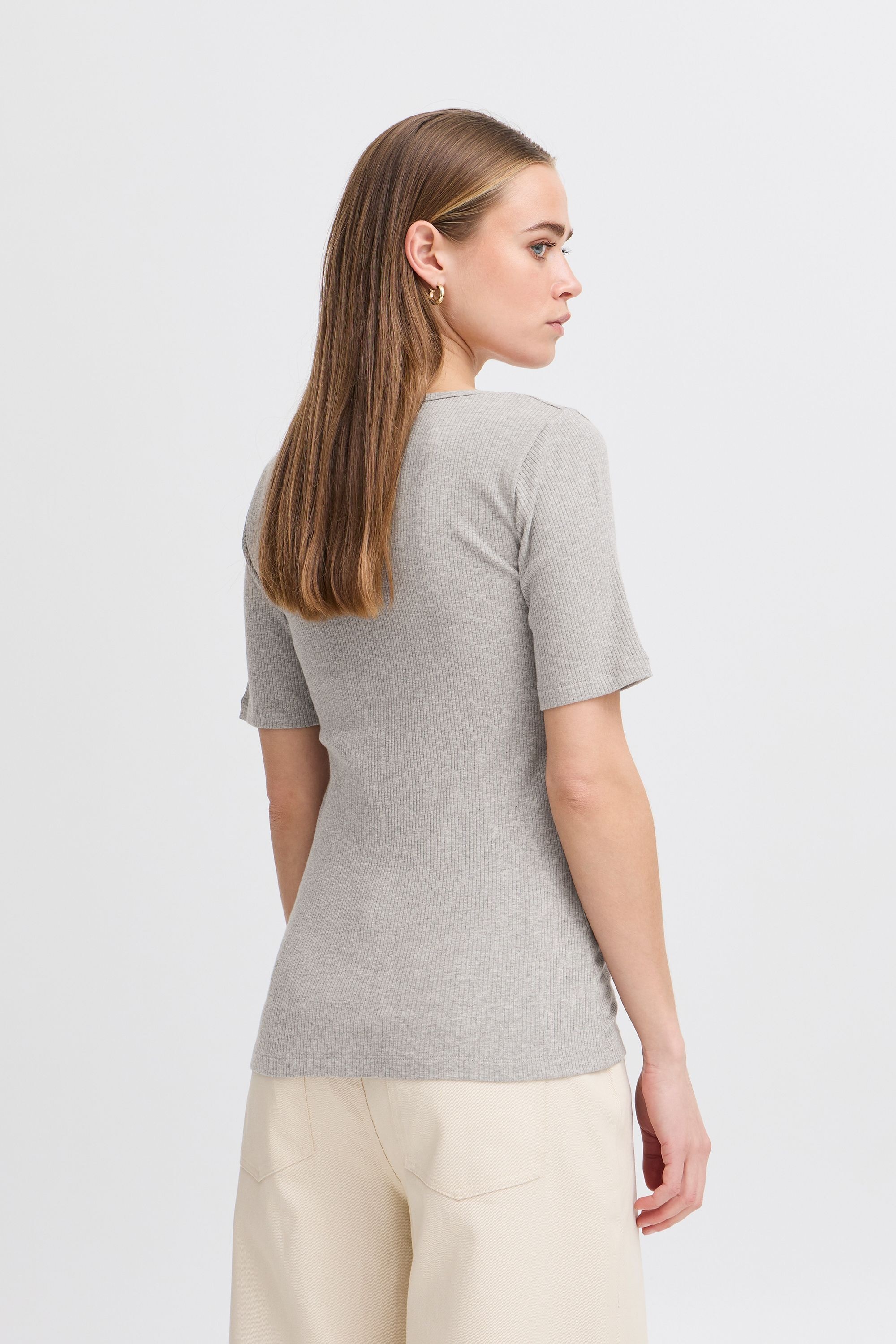 Ichi T-Shirt »T-Shirt IHPALMER RIB SS«