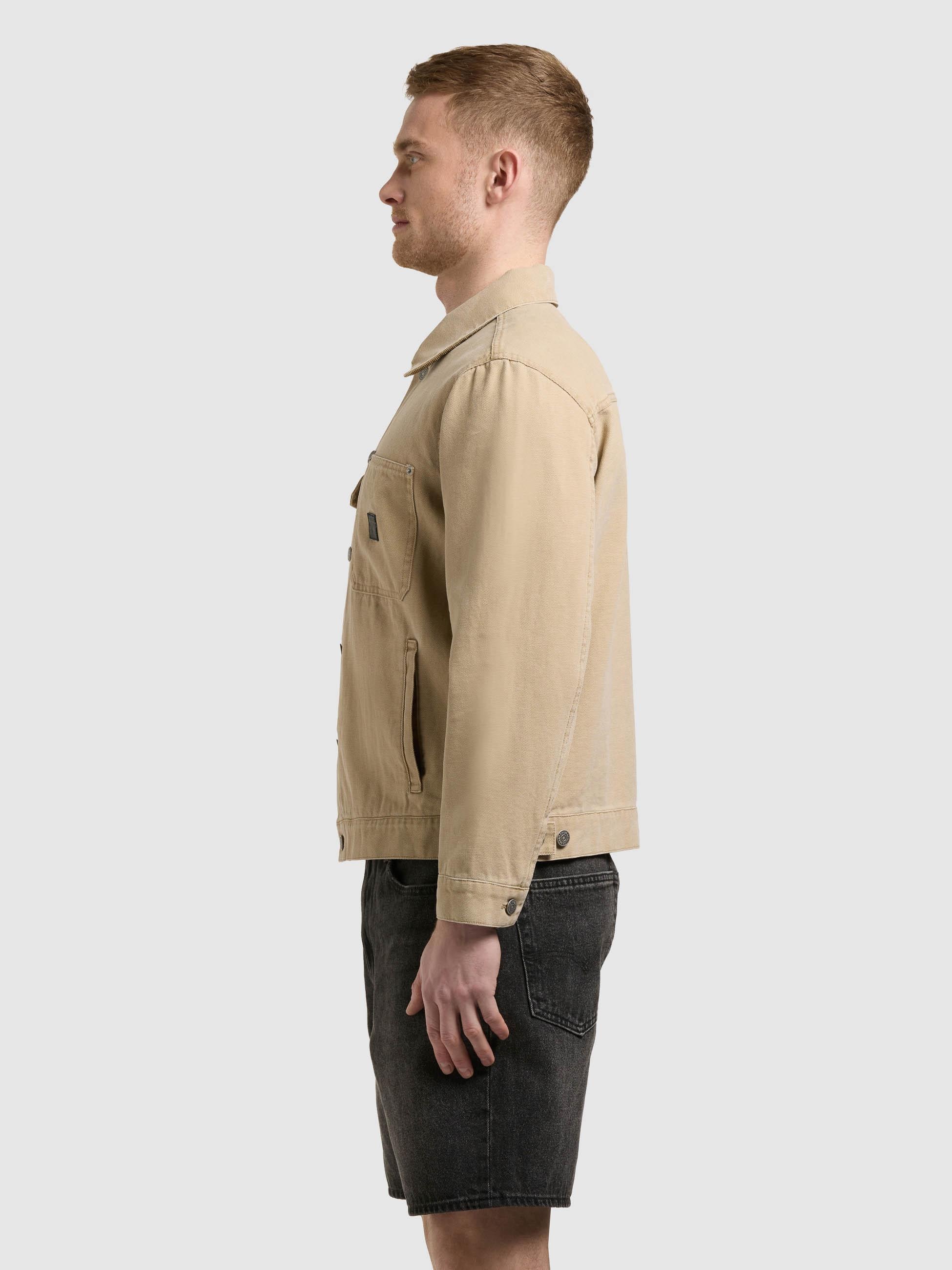 khujo Jeansjacke »Jeansjacke Ronny« ohne Kapuze Herren Denim-Jacke mit Brusttaschen