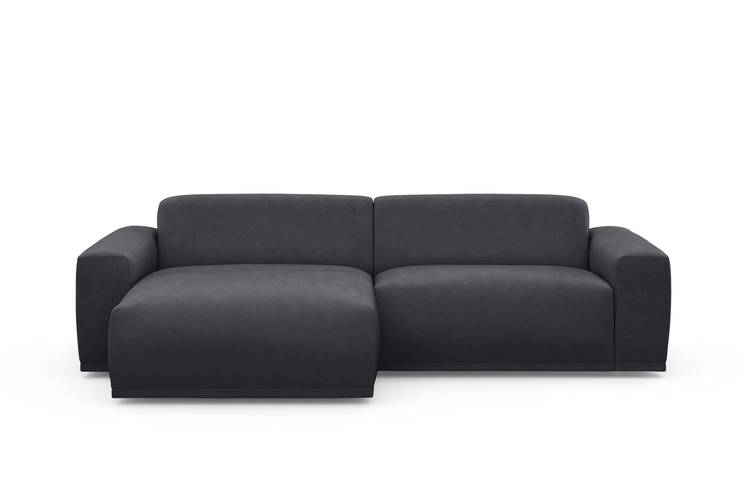TRENDMANUFAKTUR Ecksofa »Braga, mit hochwertigem Kaltschaum, L-Form, in Cord erhältlich«, (2 St.), modernes Sofa, Couch mit hohem Sitzkomfort, 255/72/160 cm (B/H/T)