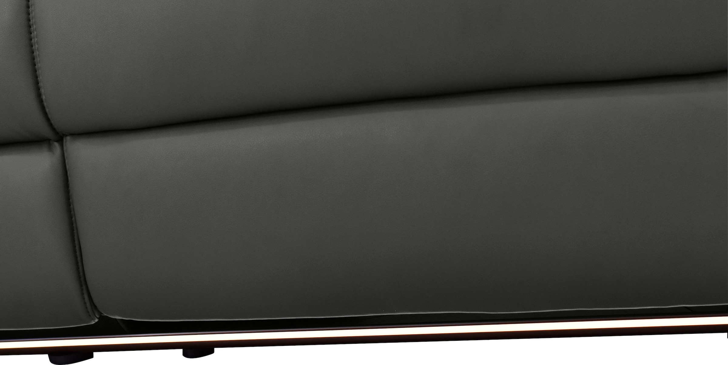 Home affaire Ecksofa »Pareli, L-Form, 259cm,m. Recamiere, Echtleder, Kunstleder, Webstoff« man. o. elektr. Relaxfunktion, USB/Kopfteilverstellg u. LED