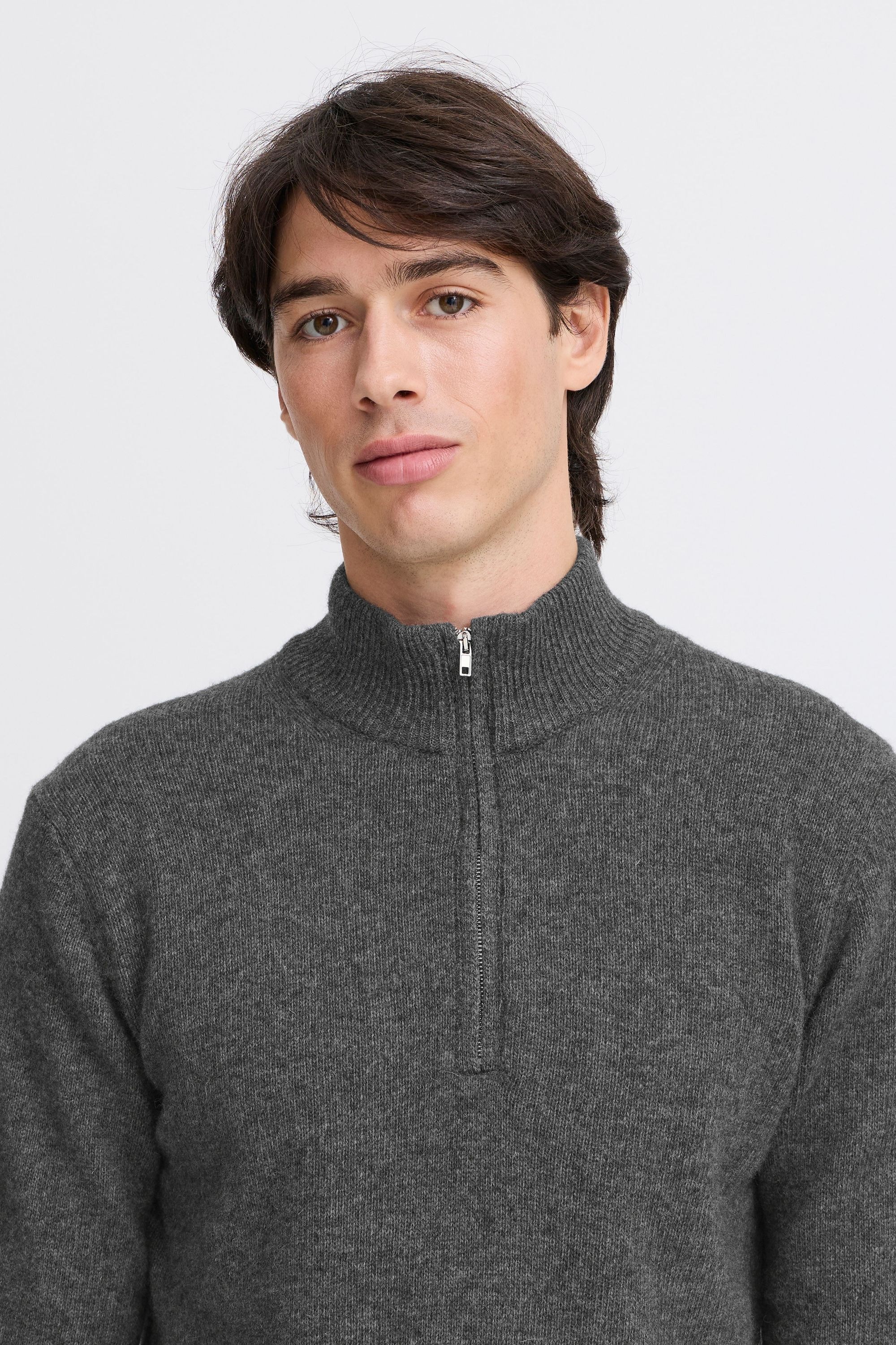 Casual Friday Troyer »Troyer CFKARL halfzip lambswool knit«