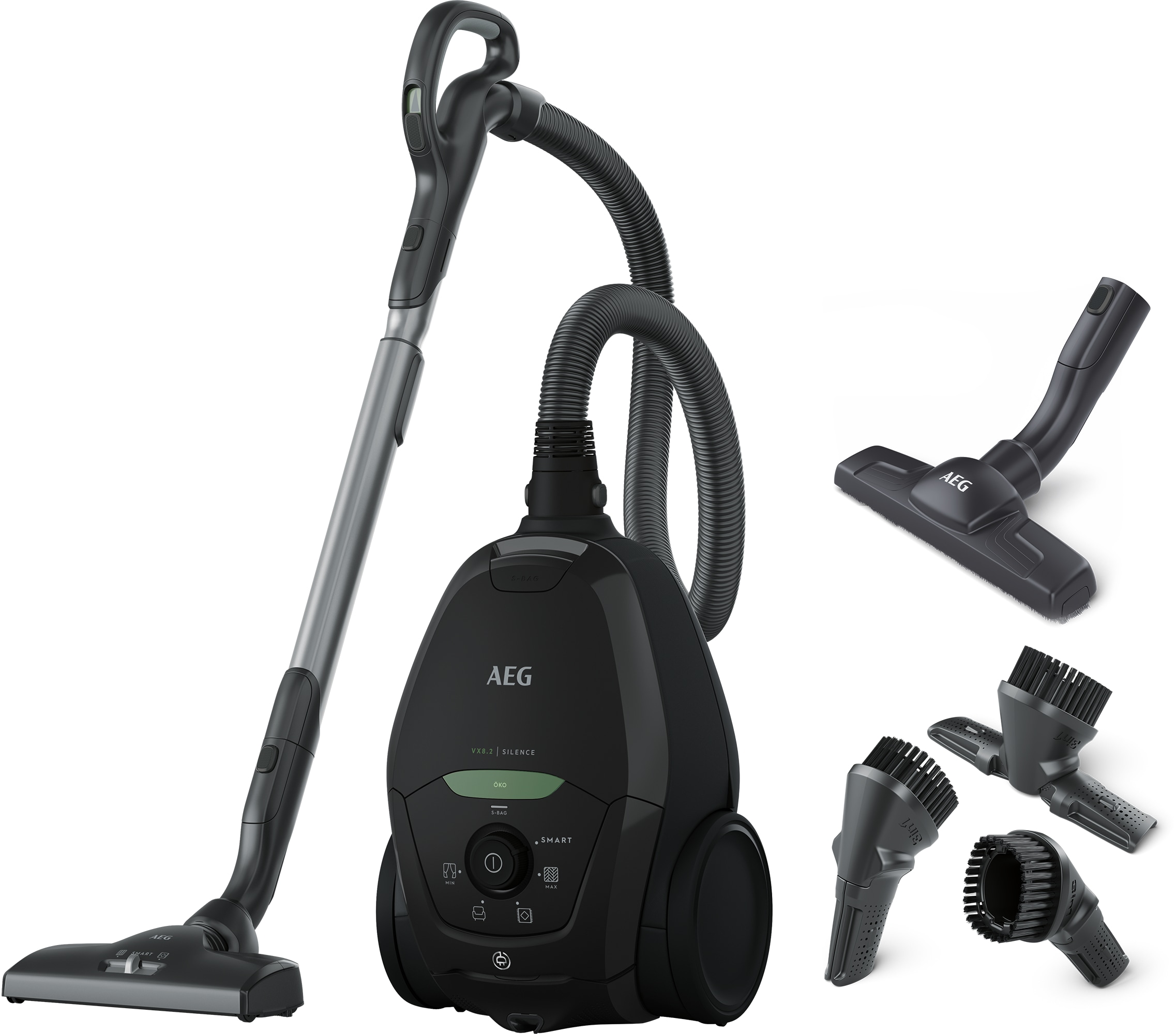 AEG Bodenstaubsauger »VX82-1-ÖKO«, 600 W, mit Beutel, aus 75% Recyclingkunststoff