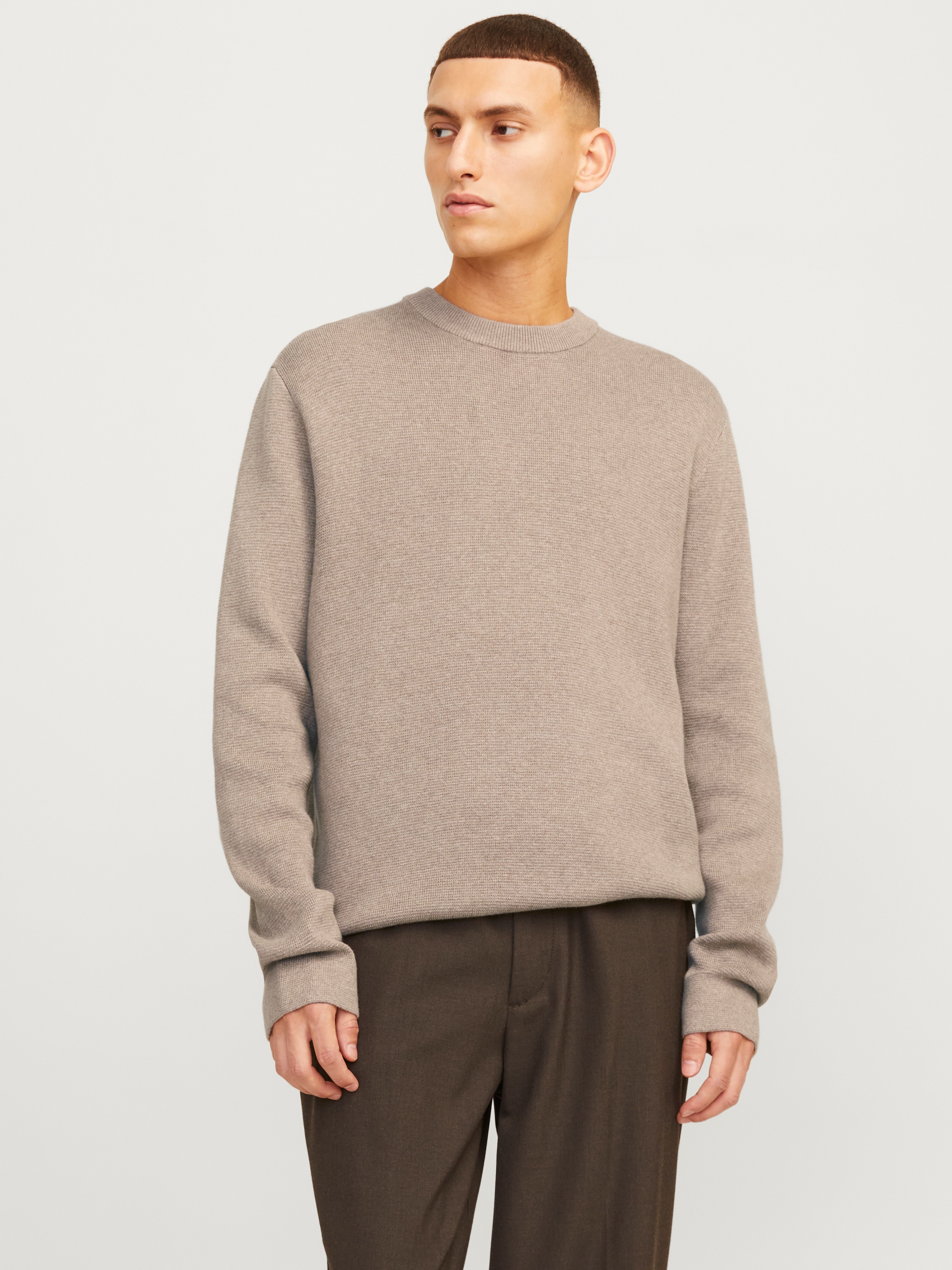 Strickpullover »JPRBLAMILANO STITCH KNIT CREW NECK SN«