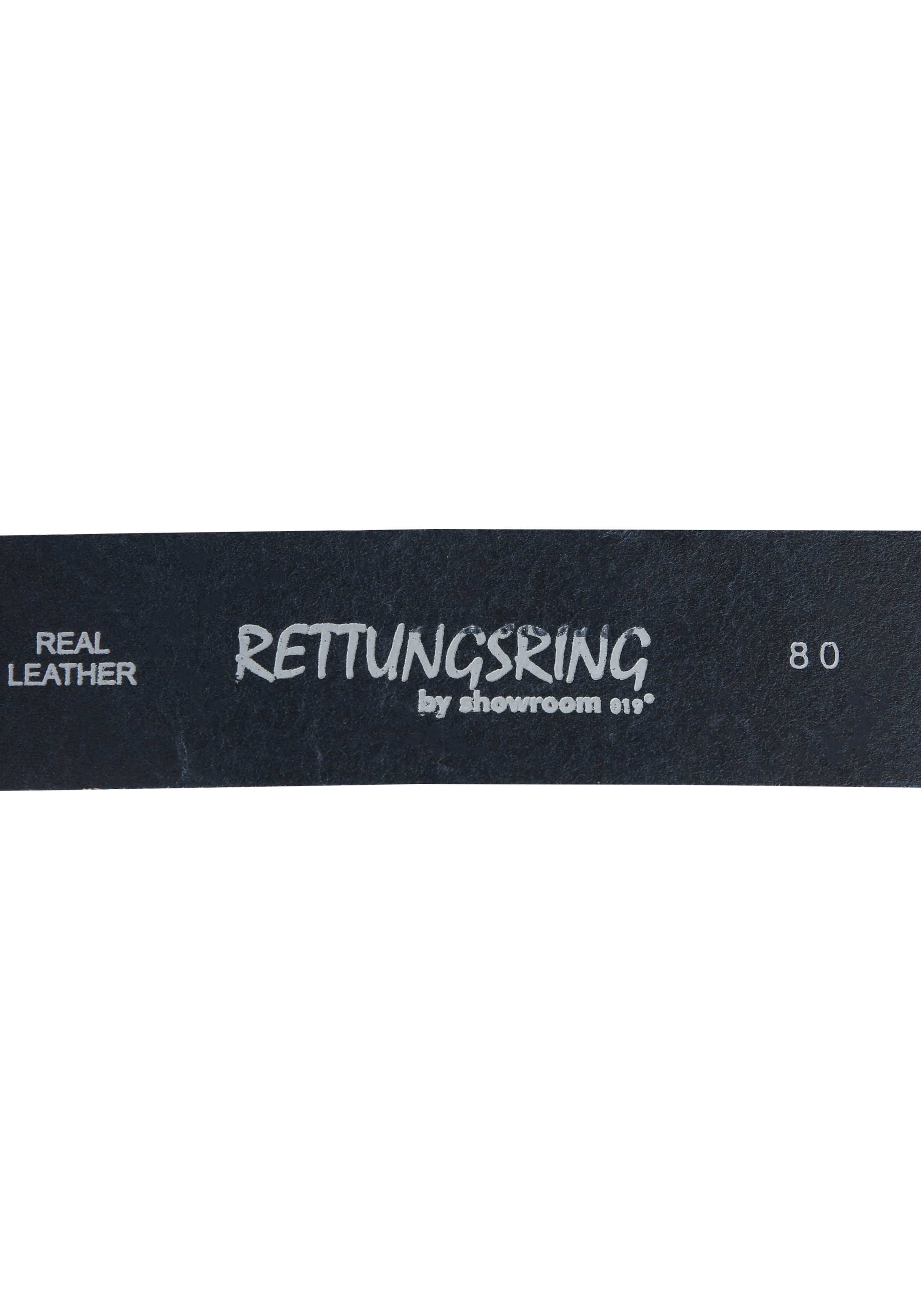 RETTUNGSRING by showroom 019° Ledergürtel, mit austauschbarer Schließe »Felswand Silber«