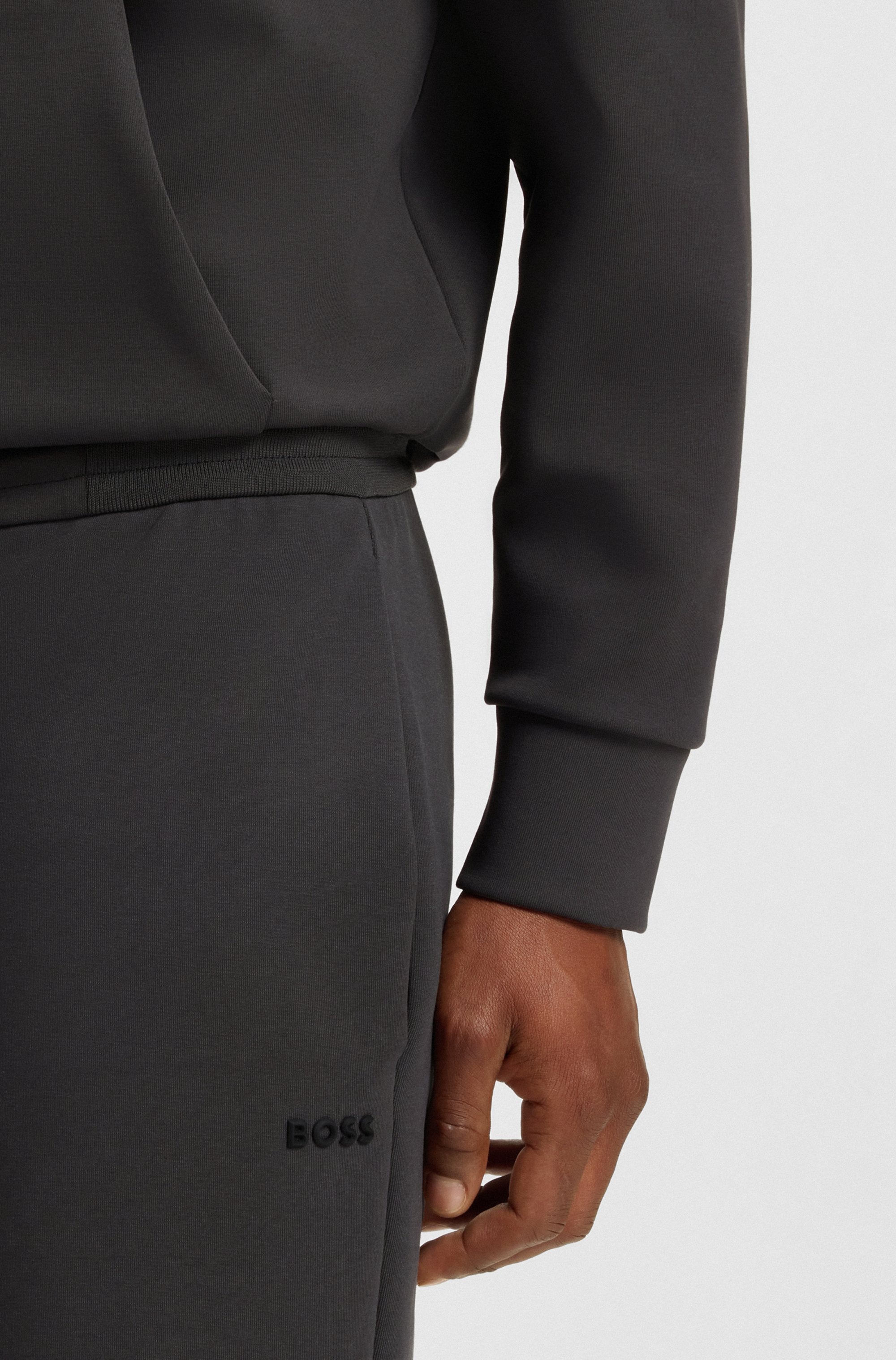 BOSS GREEN Sweatshorts »Shorts Zone«, mit Streifendetails