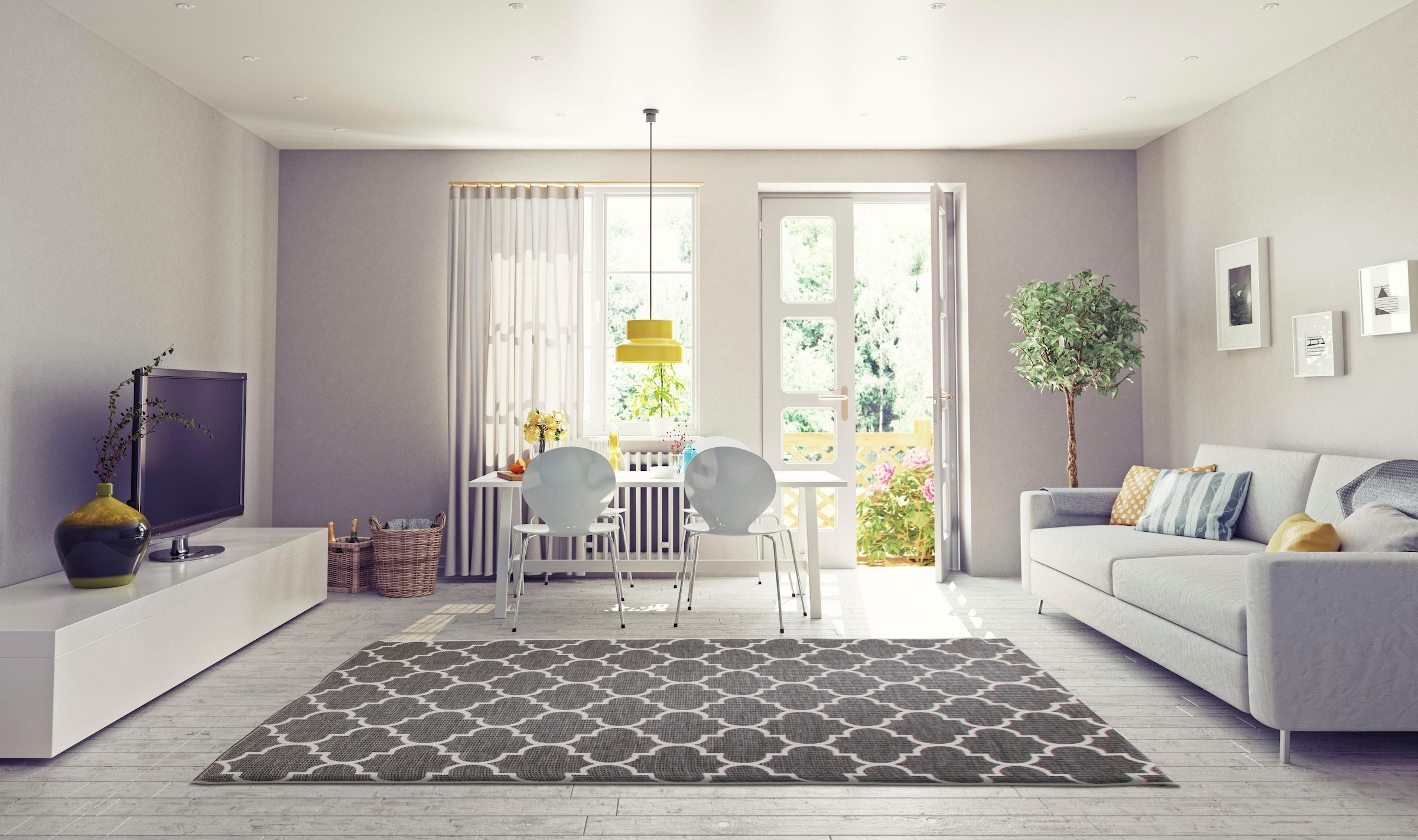 Wohnzimmer andas Online Indoor Shop OTTO und im Outdoor »Valon«, rechteckig, geeignet, Teppich kaufen