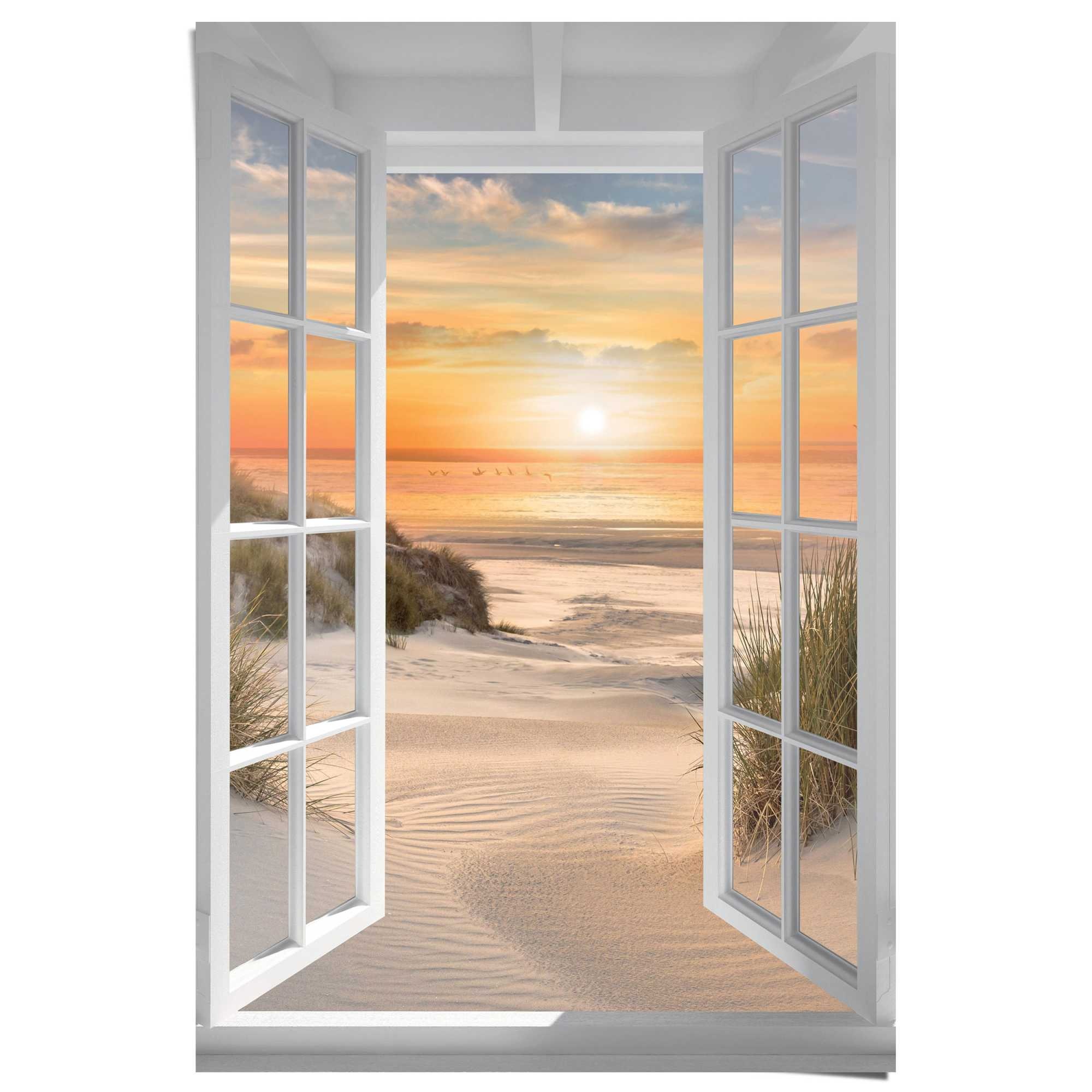 Reinders! Poster »Beautiful Dunes Window«