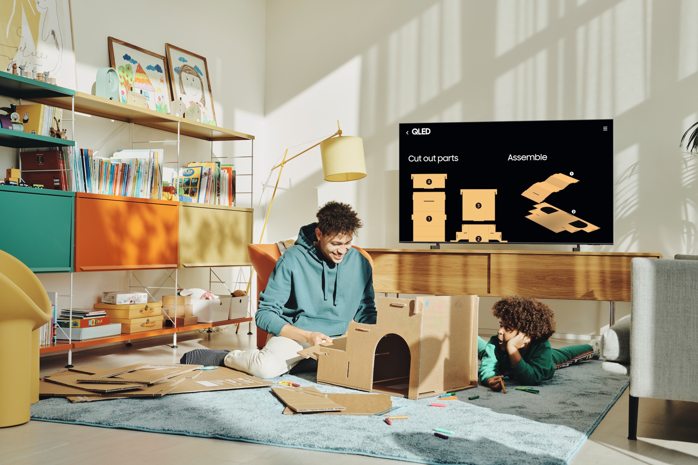 Samsung QLED-Fernseher »GQ85Q60BAU«, Smart-TV, Quantum Prozessor Lite 4K,Quantum HDR,Supreme UHD Dimming
