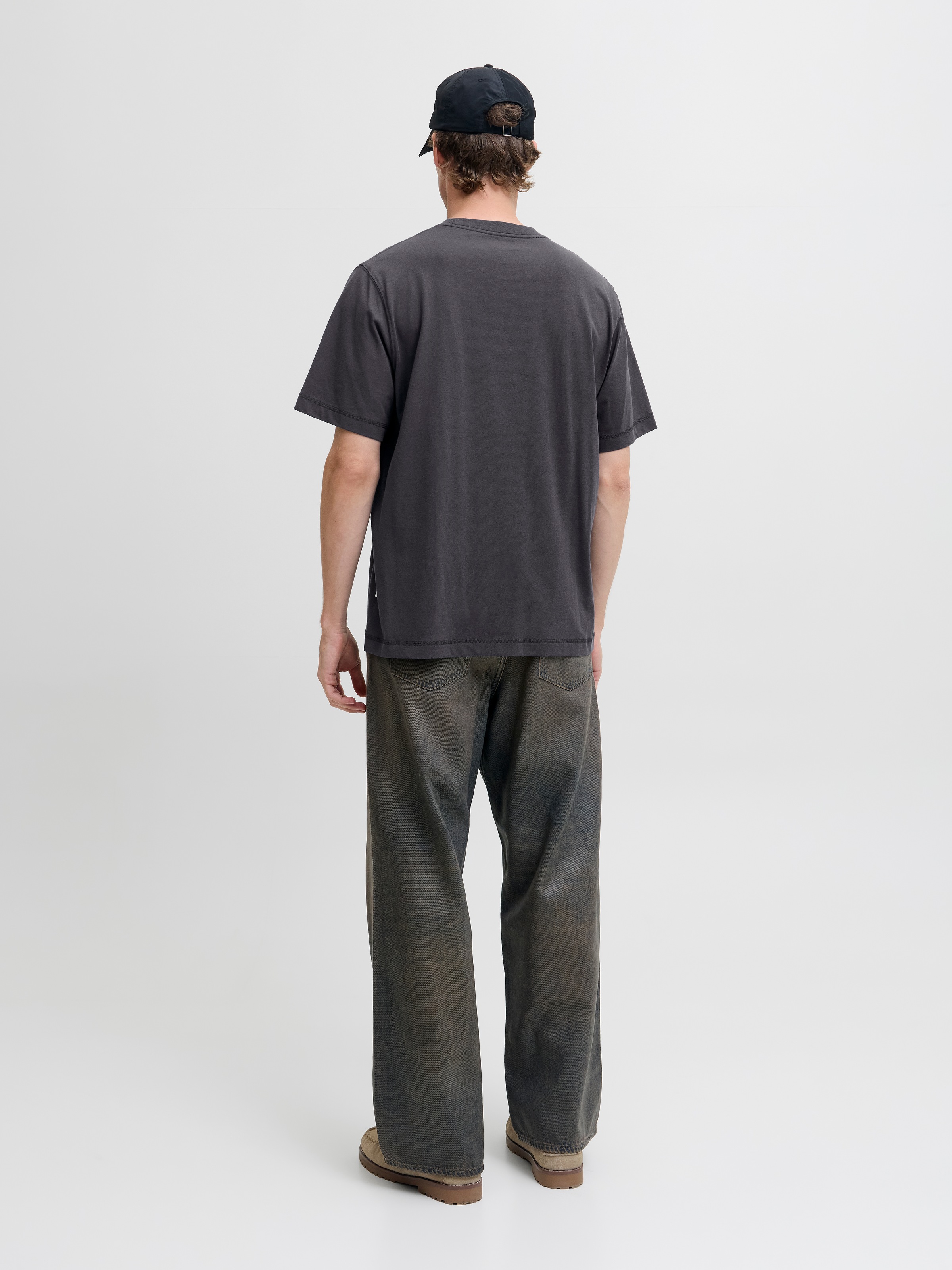 Jack & Jones Kurzarmshirt »JORNORREBRO EMB TEE SS CREW NECK NOOS« mit Logo Print