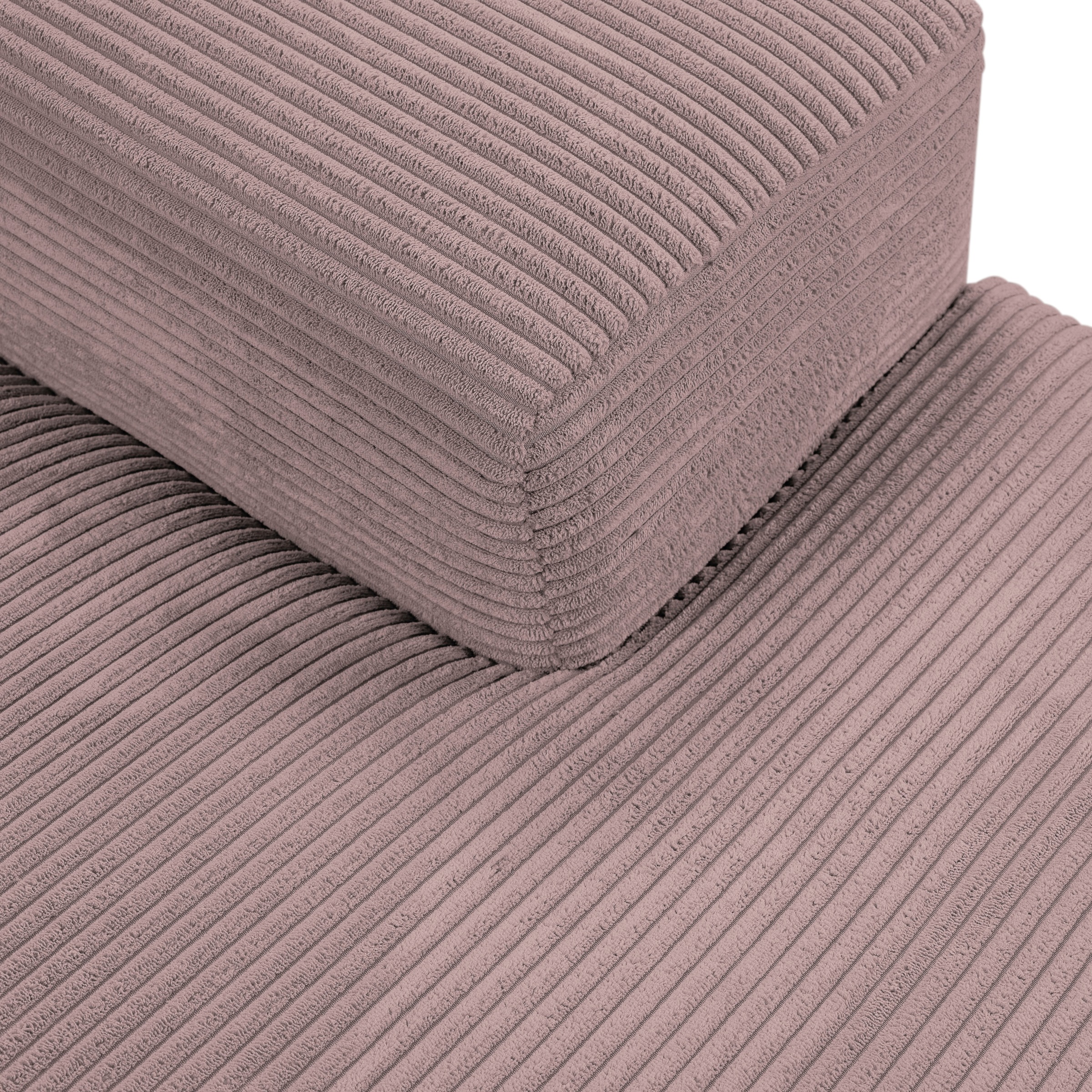 WERK2 Ecksofa Rozzana, in modischem Cord-Bezug