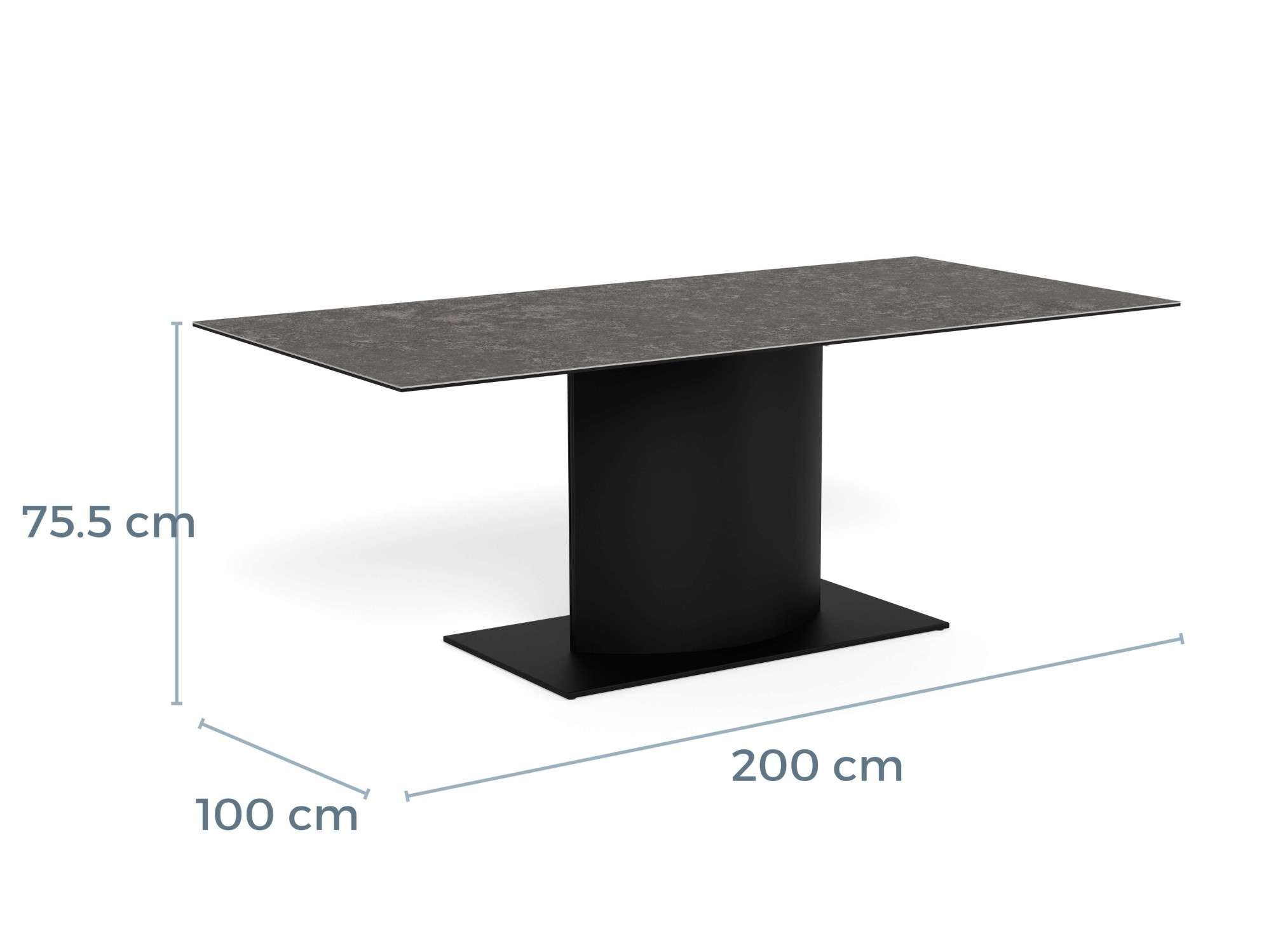 ACTONA GROUP Esstisch »Marbella, Speisetisch« Tisch, keramische Tischplatte, 200x100x75.5cm