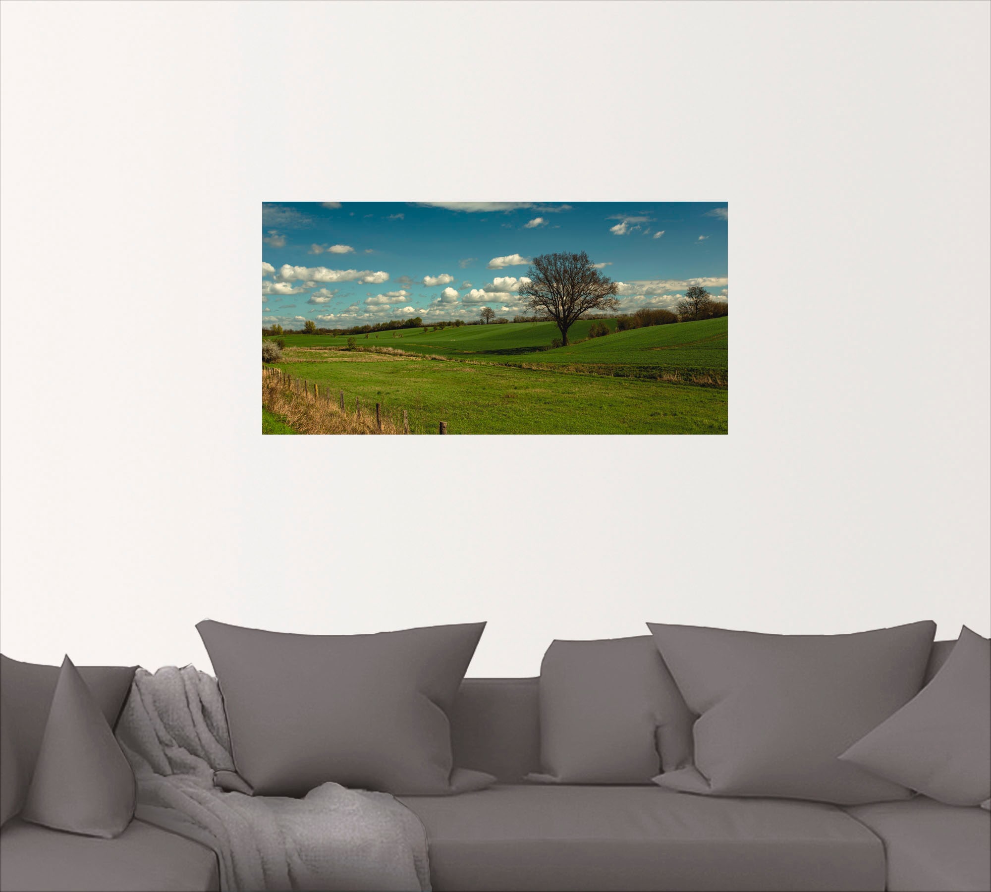Artland Wandbild »Natur pur«, Felder, (1 St.), als Leinwandbild, Wandaufkleber in verschied. Größen