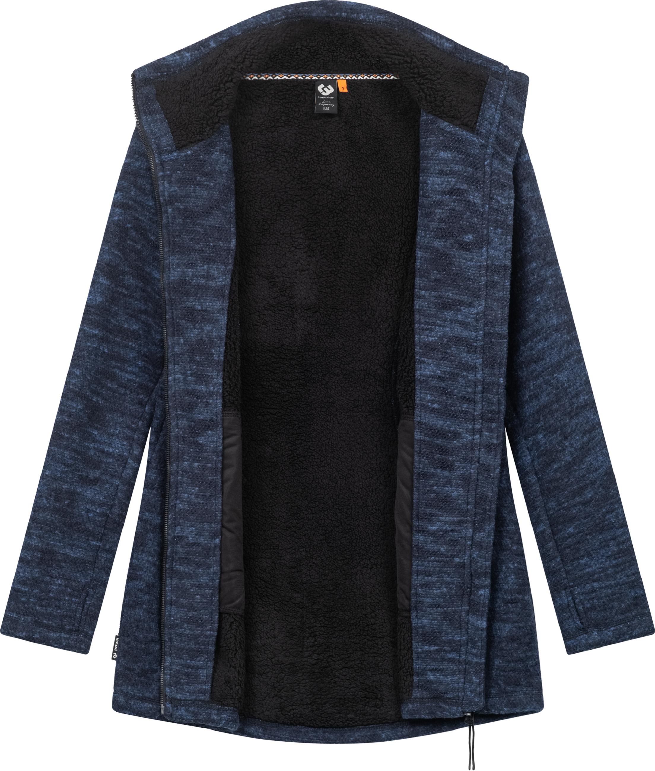Ragwear Kapuzensweatjacke »Strickjacke Miram Melange«