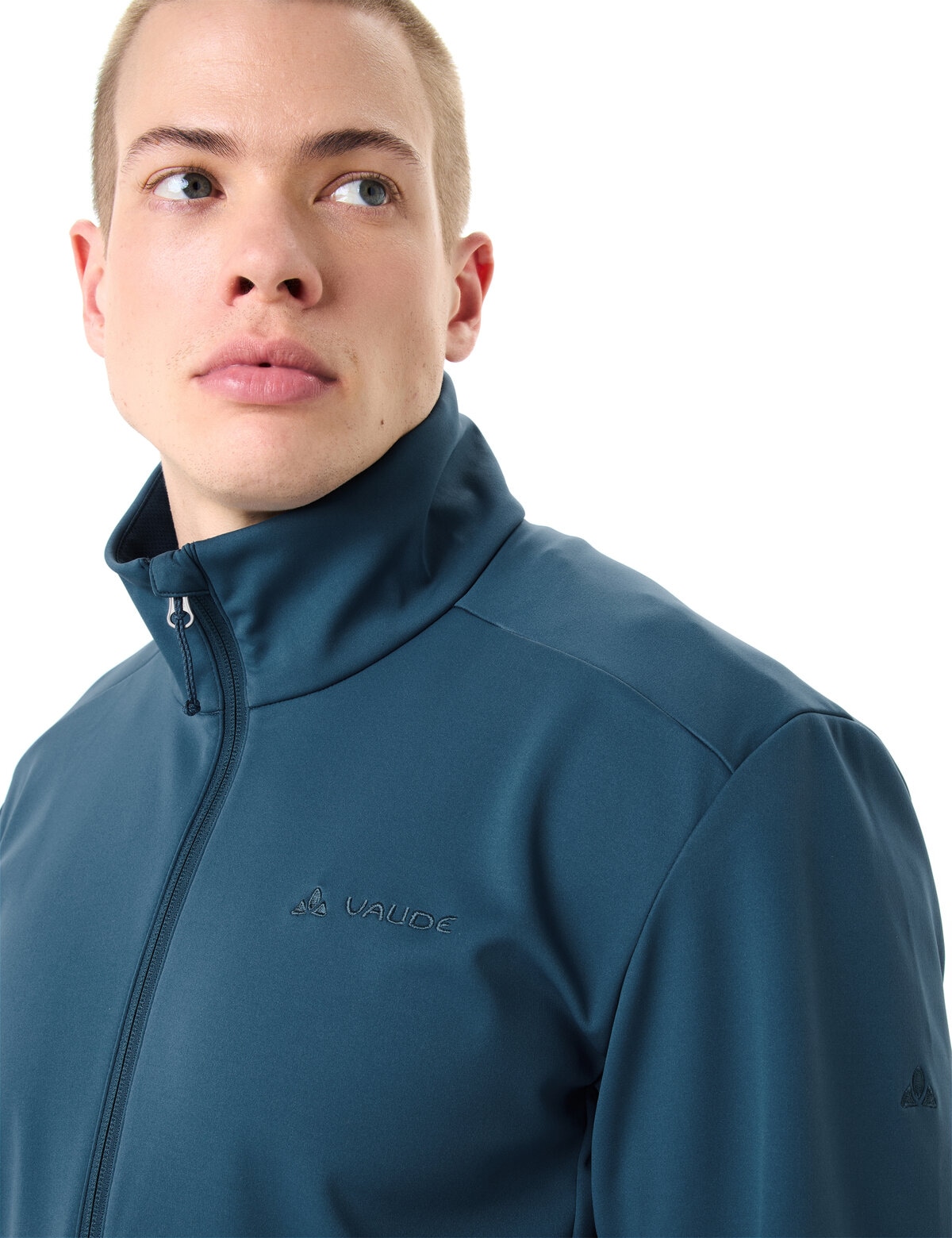 VAUDE Softshelljacke »MEN'S EVERHIKE SOFTSHELL JACKET« ohne Kapuze für vielseitige Outdoor- und Sportaktivitäten, wasserabweisend