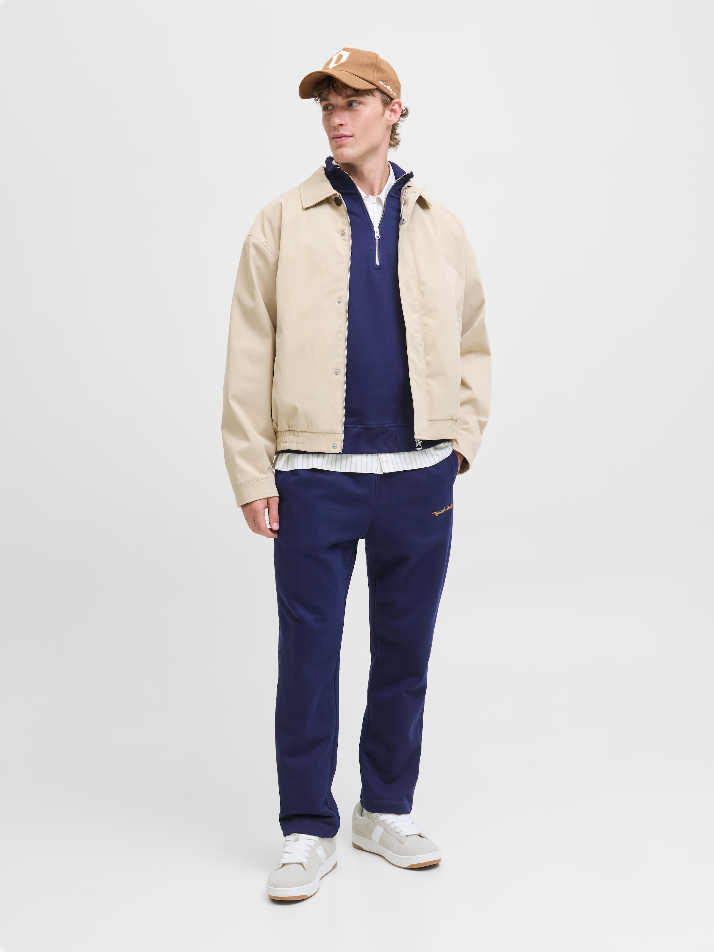 Jack & Jones Sweatshirt »JORNORREBRO EMB SWEAT HIGH NECK SN«