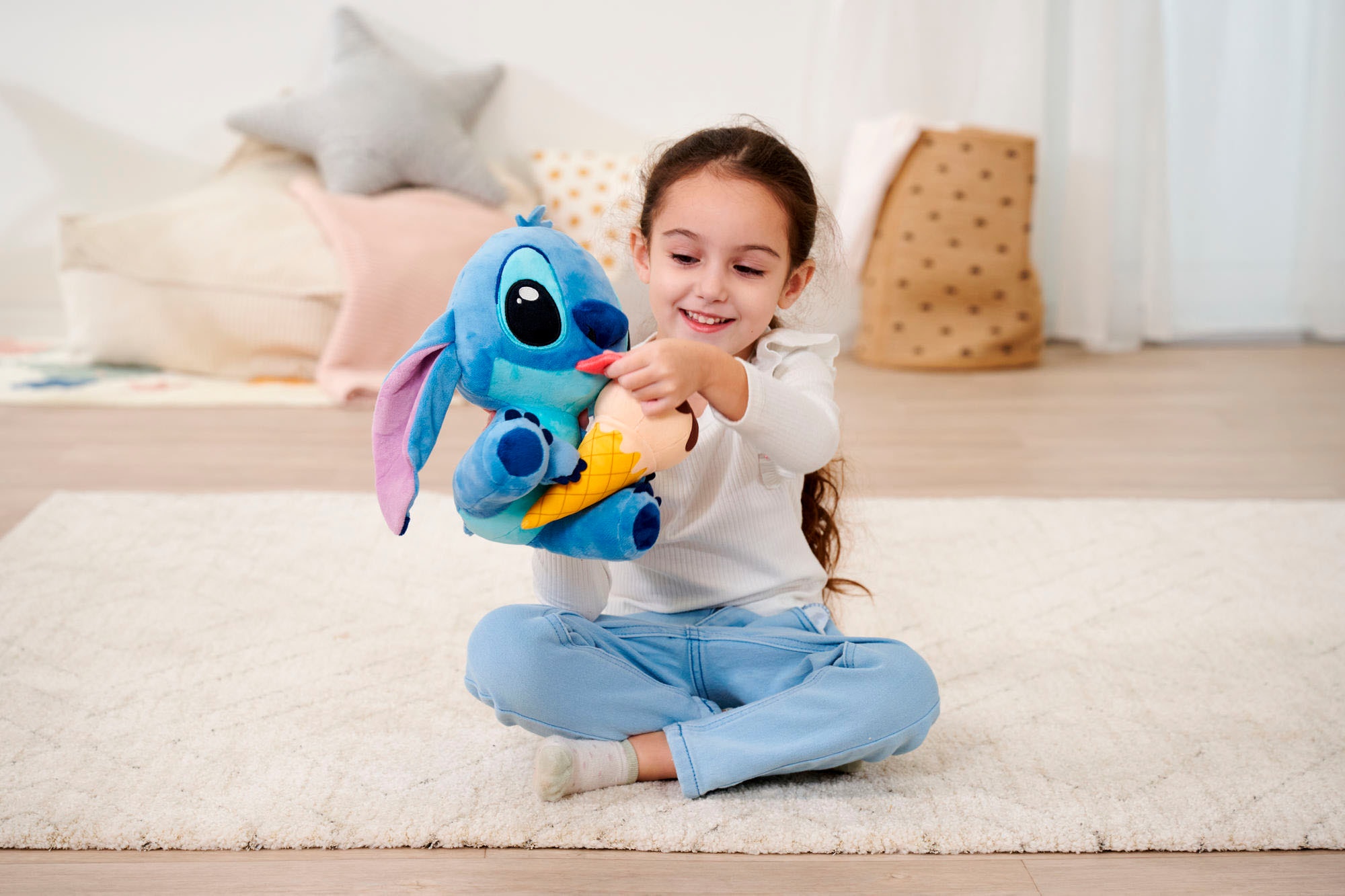 SIMBA Plüschfigur »Disney Stitch mit Eiscreme, 25cm«