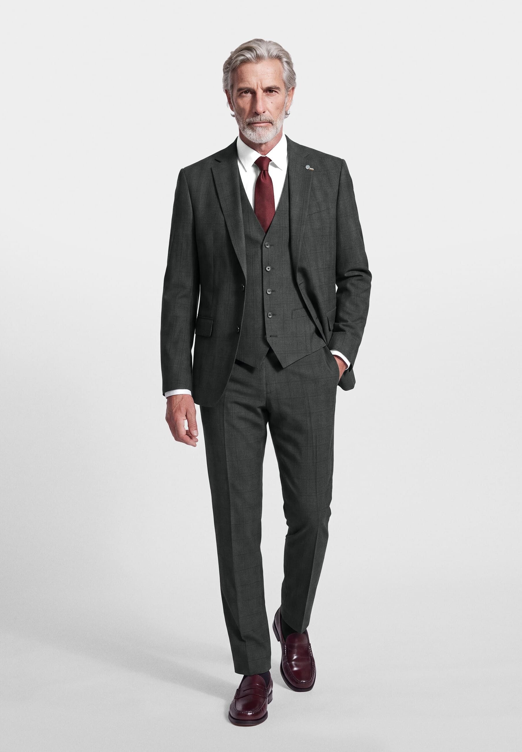 BENVENUTO. Anzug »BENVENUTO. Anzug 5920001« regular fit mit klassischem Reverskragen
