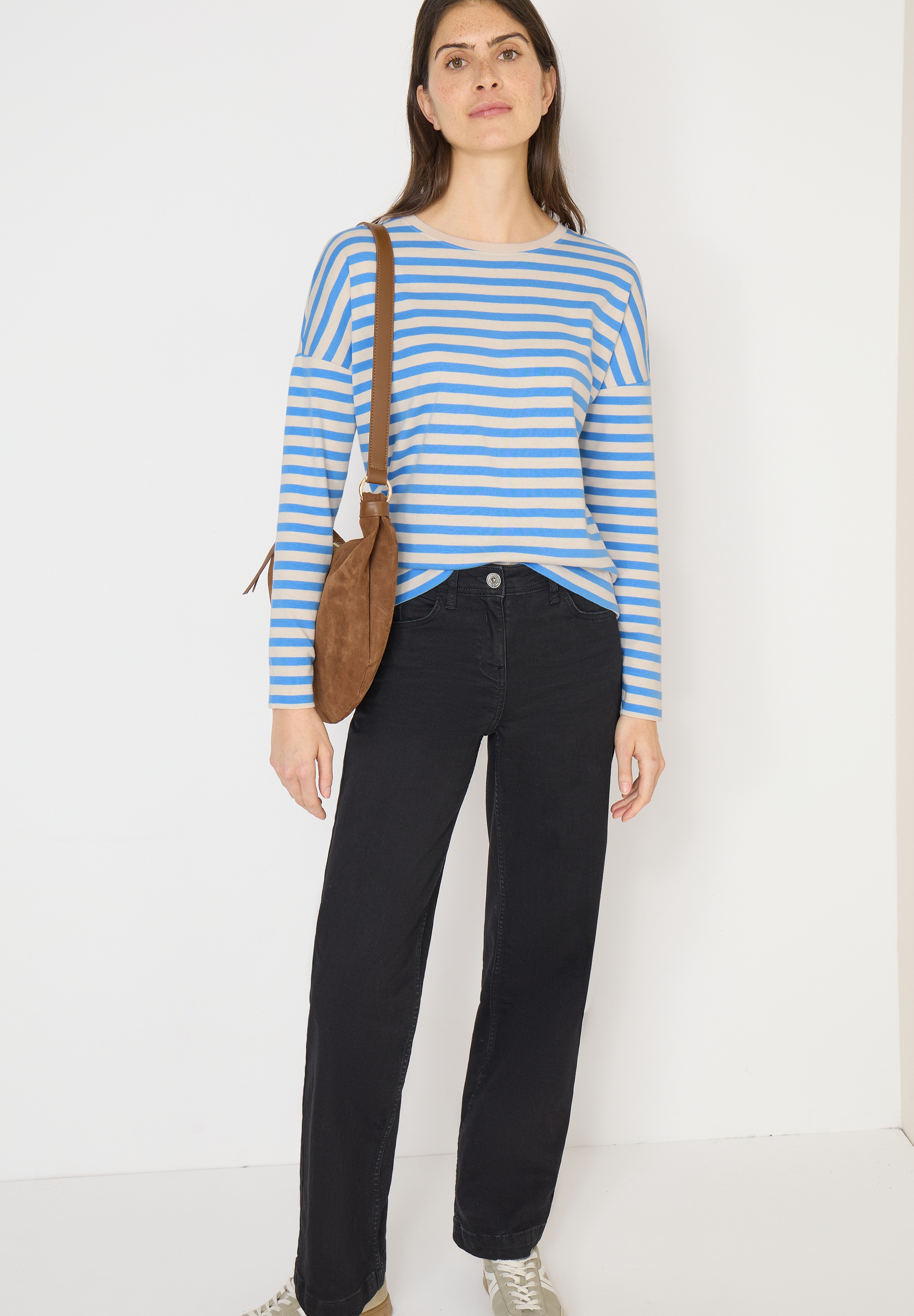 Cecil Langarmshirt im Streifen-Design