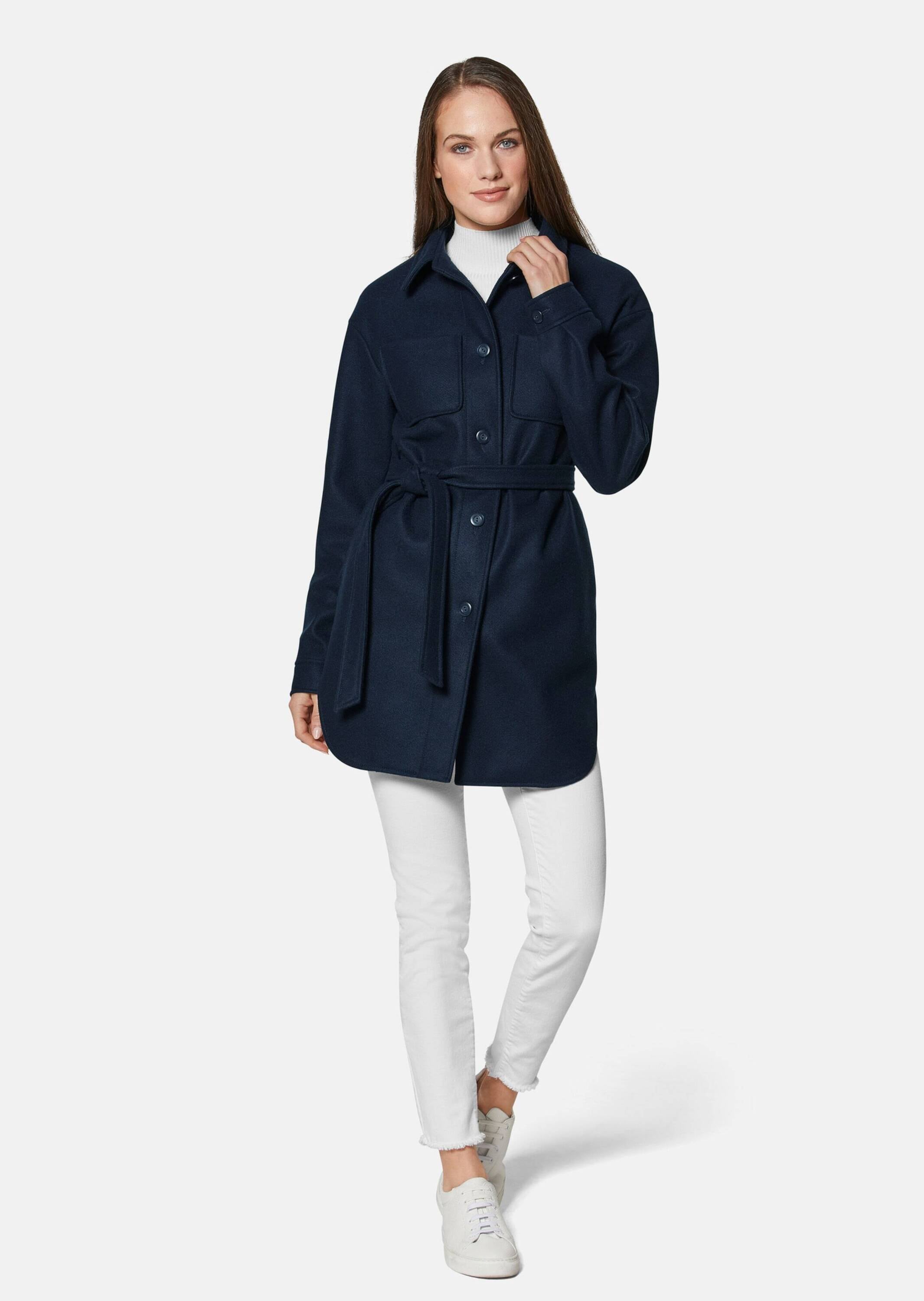 MADELEINE Outdoorjacke »Jacke Hemdjacke mit Bindegürtel«