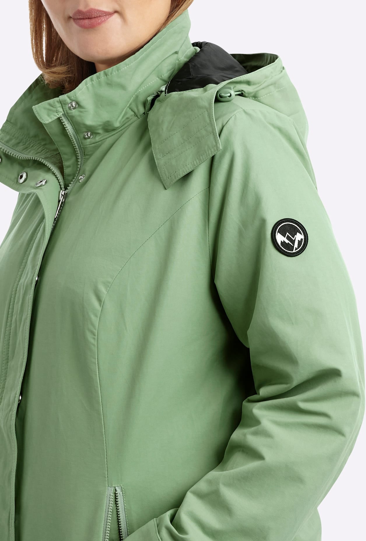 Sheego Regenjacke mit Kapuze