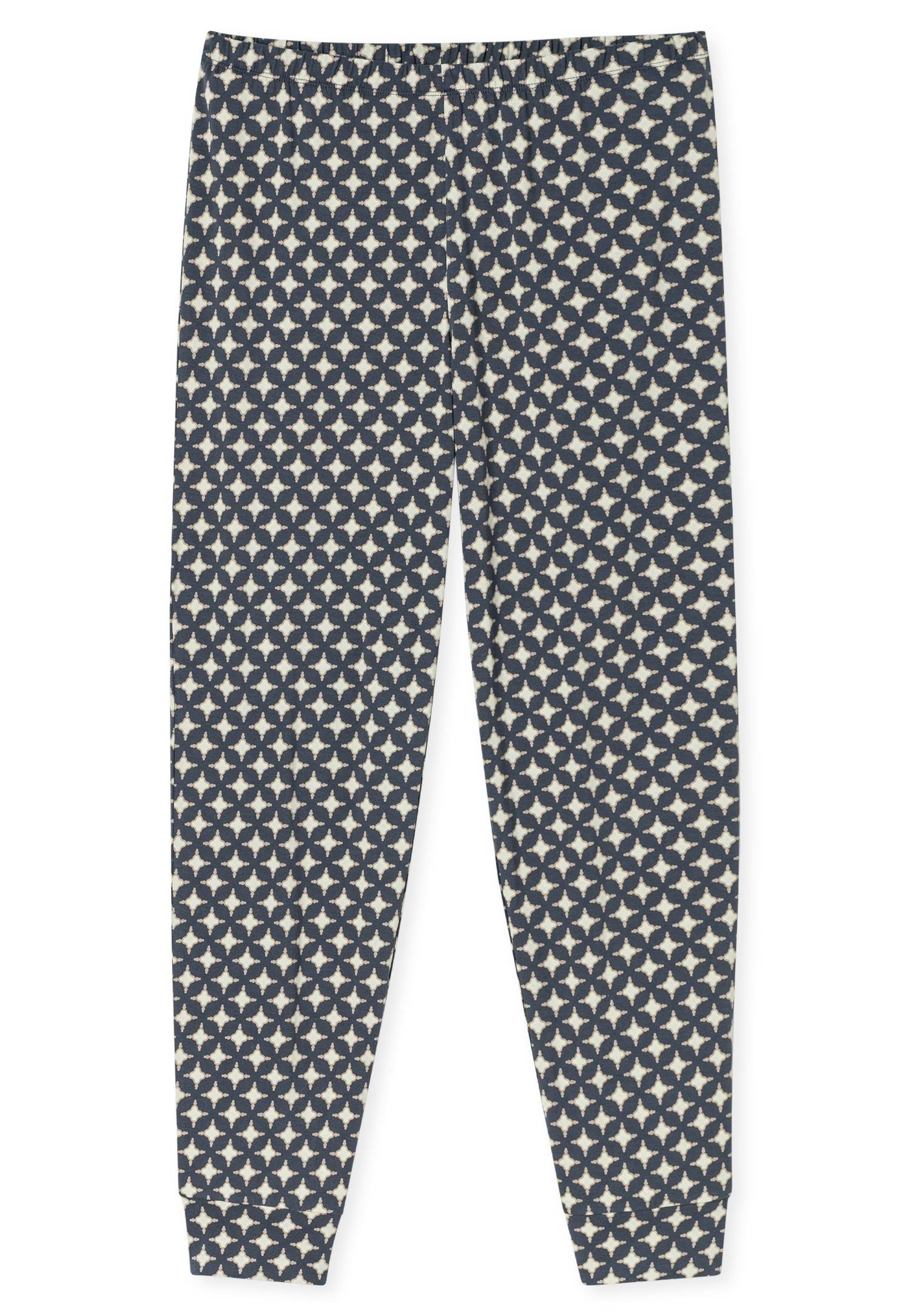 Schiesser Schlafanzug »Comfort Essentials«, (2 tlg.), Baumwolle, langärmelig, mit Bündchen, Rundhalsausschnitt