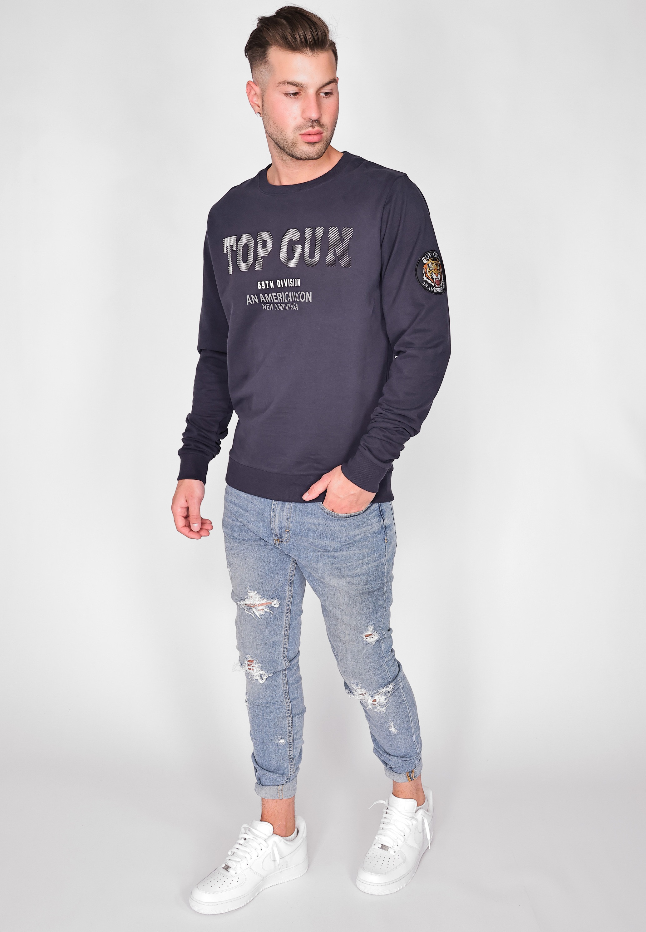 TOP GUN Sweatshirt »Sweater TG20213007«