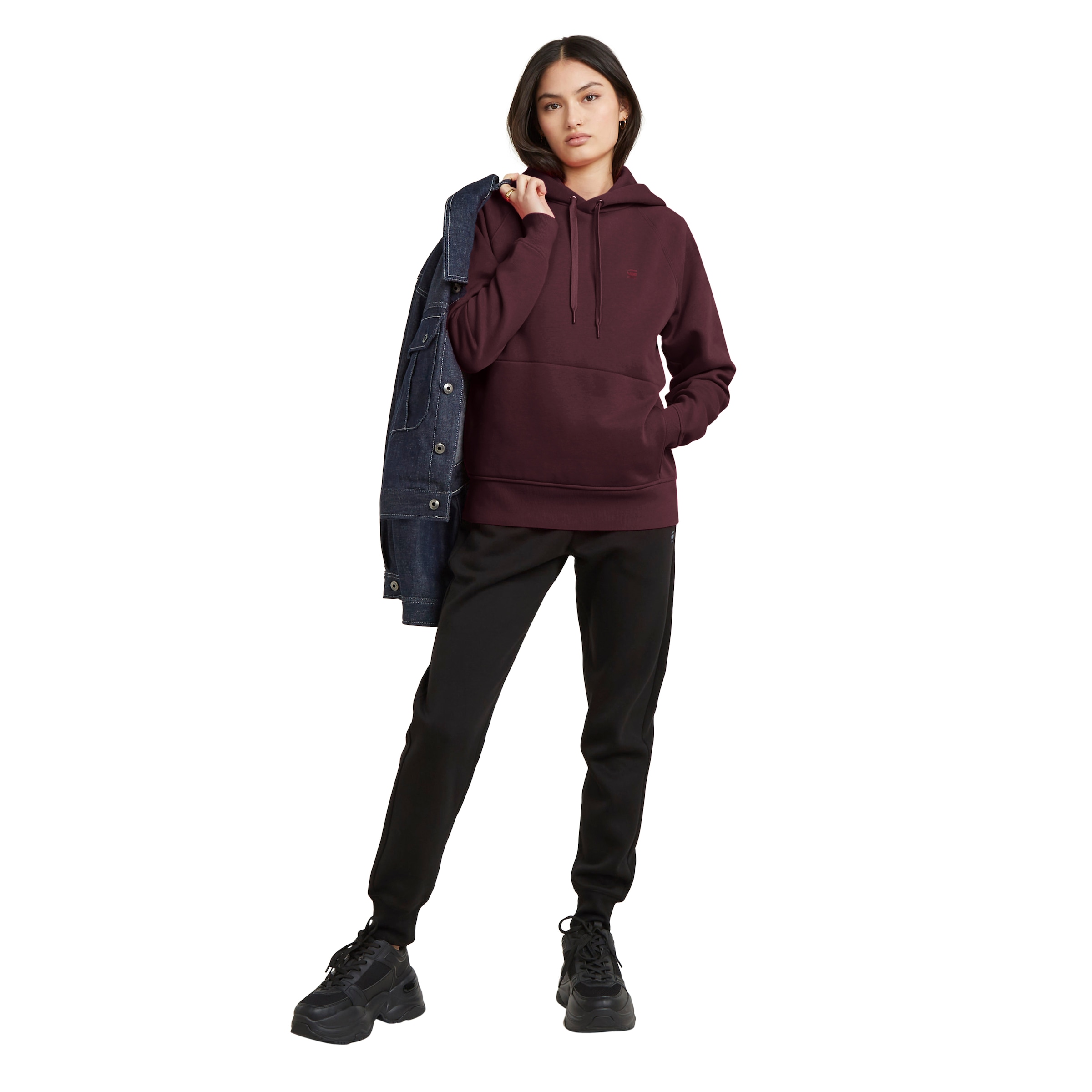 G-STAR Hoodie »Premium Core 2.0«, mit Seiteneinsätzen